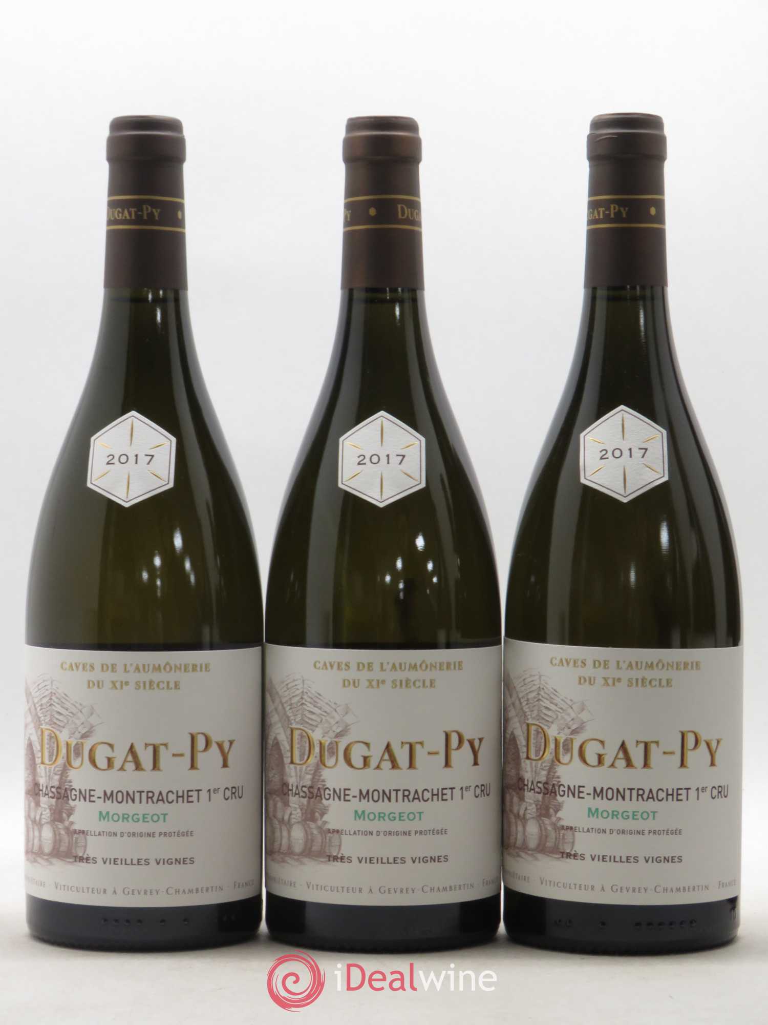 Chassagne-Montrachet 1er Cru Morgeot Dugat-Py Très Vieilles Vignes 2017 - Posten von 6 Flaschen - 1