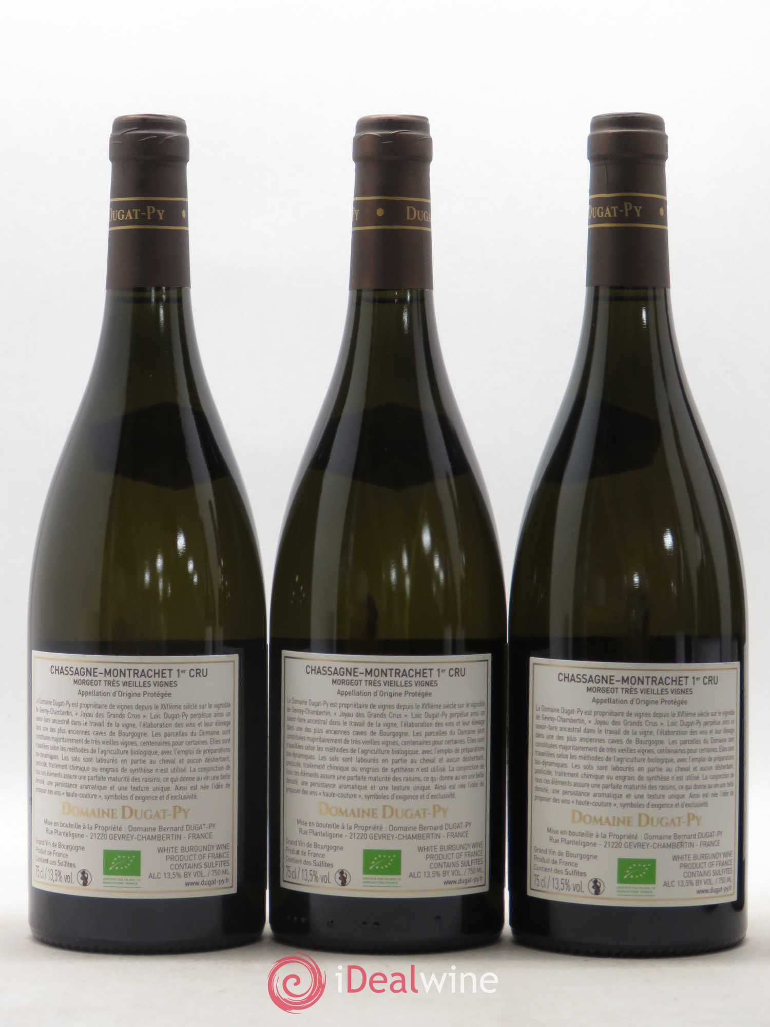 Chassagne-Montrachet 1er Cru Morgeot Dugat-Py Très Vieilles Vignes 2017 - Posten von 6 Flaschen - 2