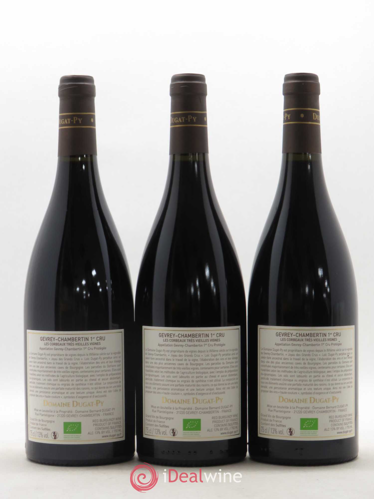 Gevrey-Chambertin 1er Cru Les Corbeaux Dugat-Py Très Vieilles Vignes 2017 - Posten von 3 Flaschen - 1