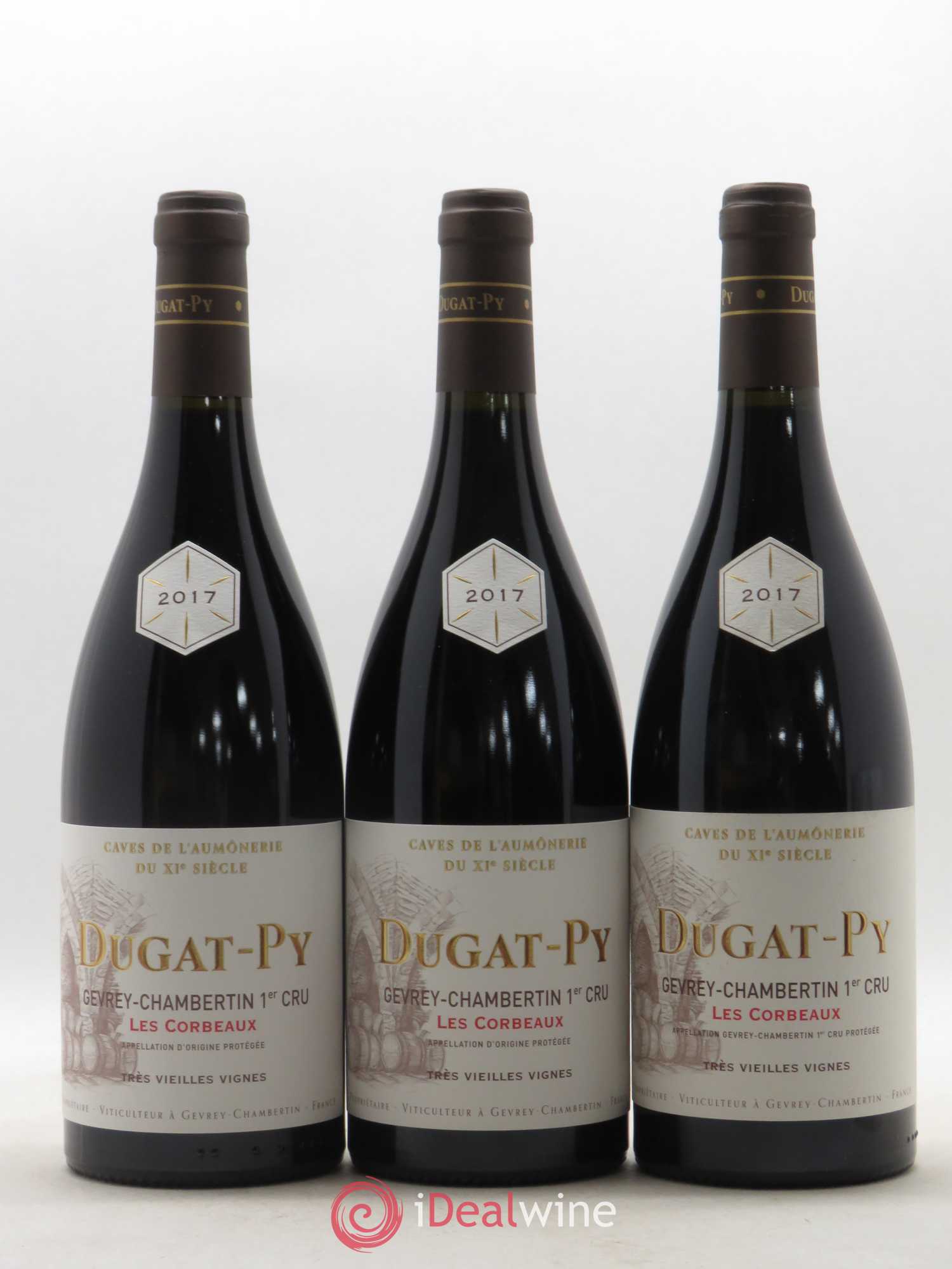 Gevrey-Chambertin 1er Cru Les Corbeaux Dugat-Py Très Vieilles Vignes 2017 - Posten von 3 Flaschen - 0