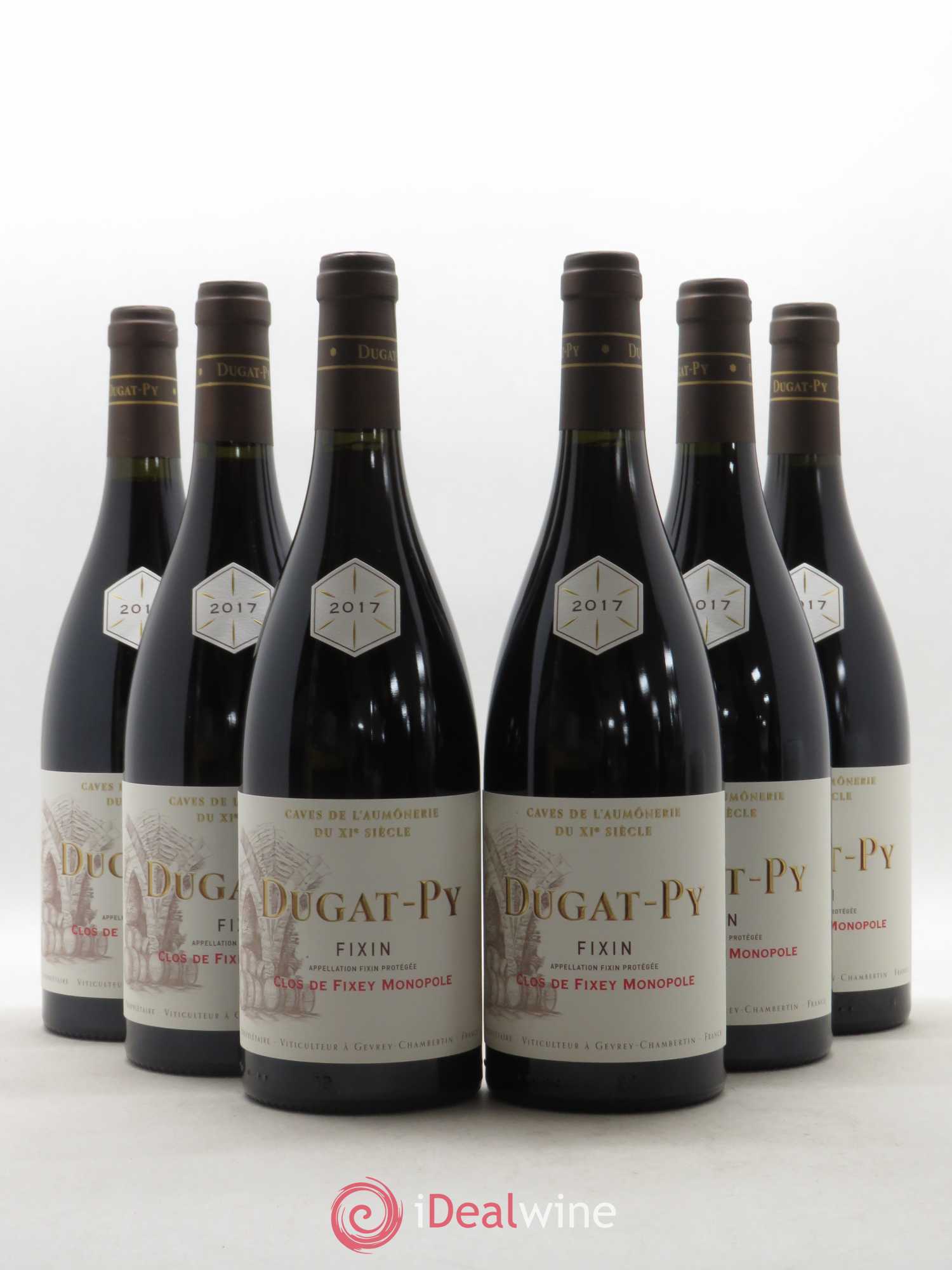 Fixin Clos De Fixey Dugat-Py 2017 - Lot de 6 bouteilles - 0