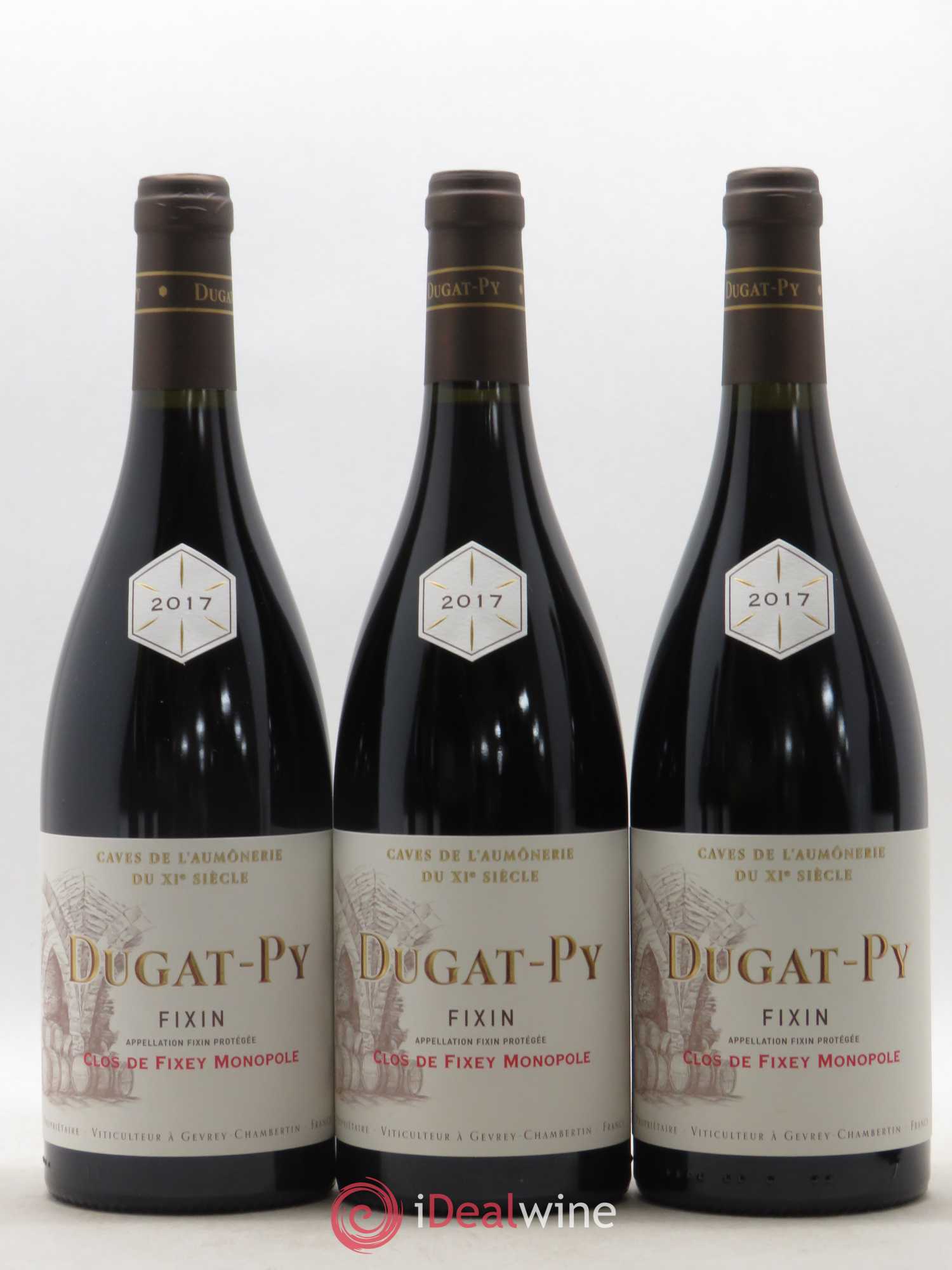 Fixin Clos De Fixey Dugat-Py 2017 - Lot of 6 bottles - 2