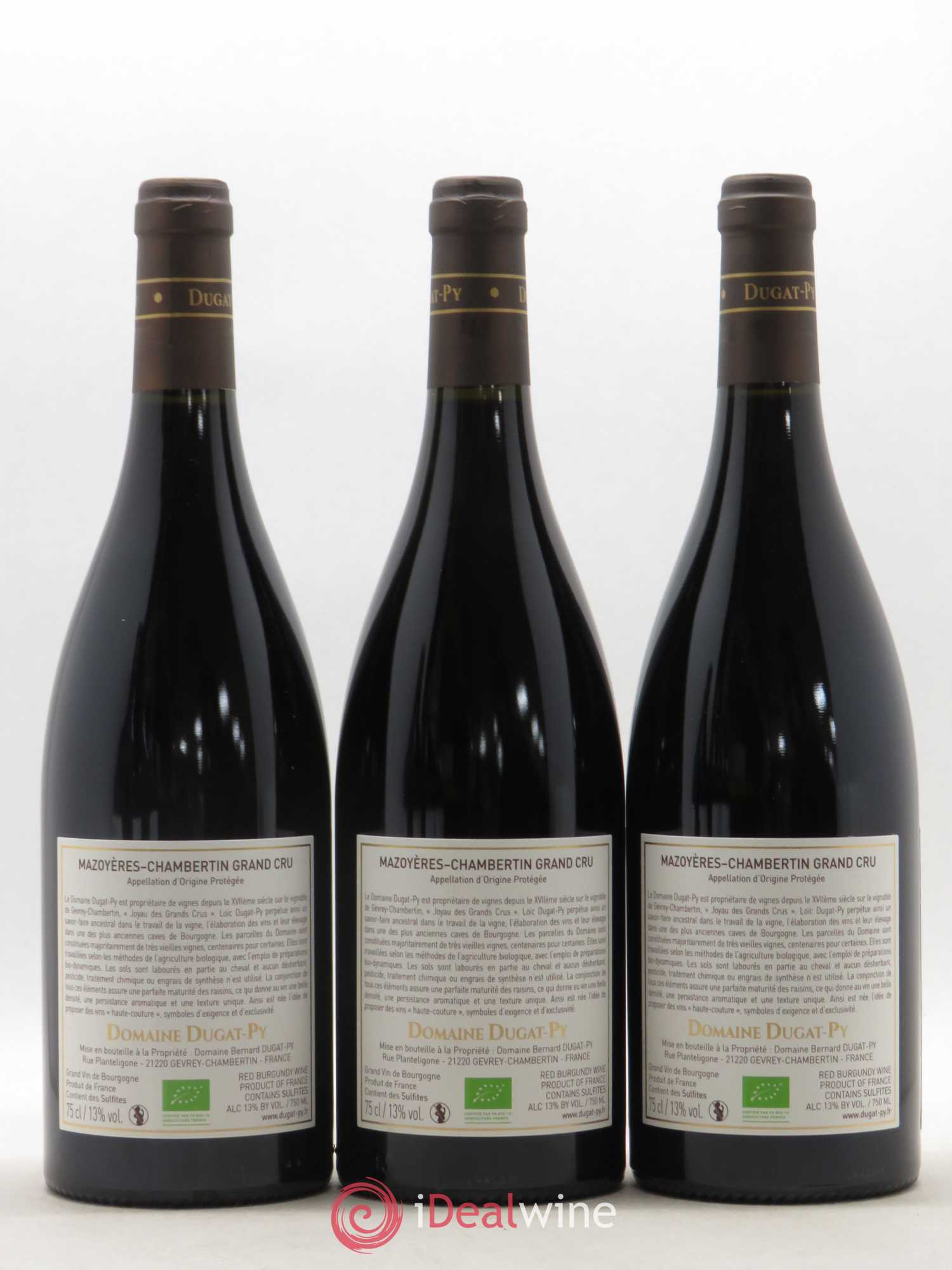 Mazoyères-Chambertin Grand Cru Dugat-Py 2017 - Lot de 6 bouteilles - 4