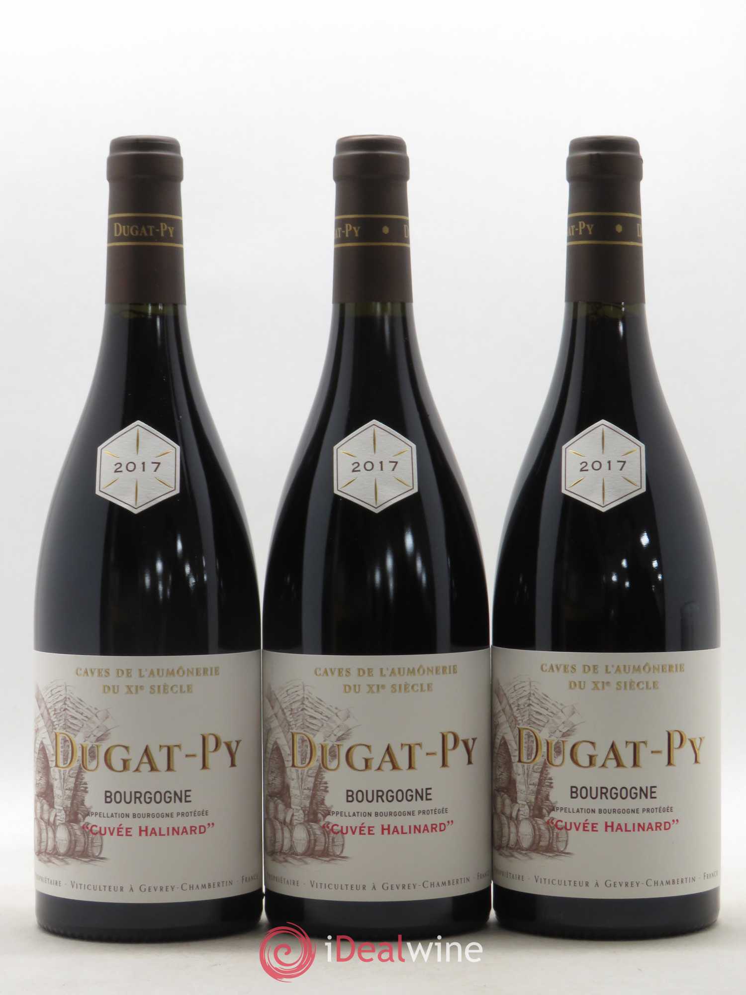 Bourgogne Cuvée Halinard Dugat-Py 2017 - Lot de 3 bouteilles - 0