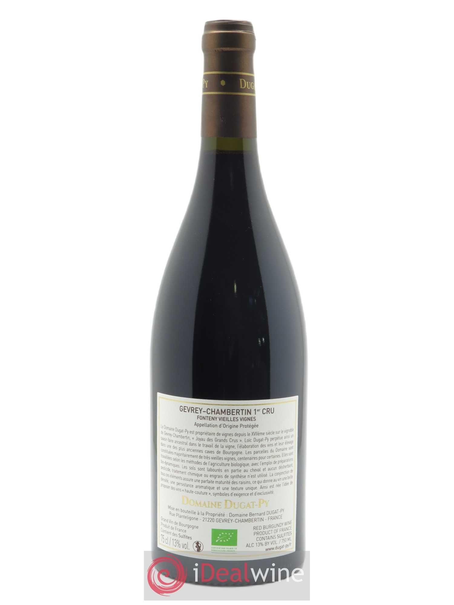 Gevrey-Chambertin 1er Cru Fonteny Dugat-Py 2018 - Lot de 1 bouteille - 1