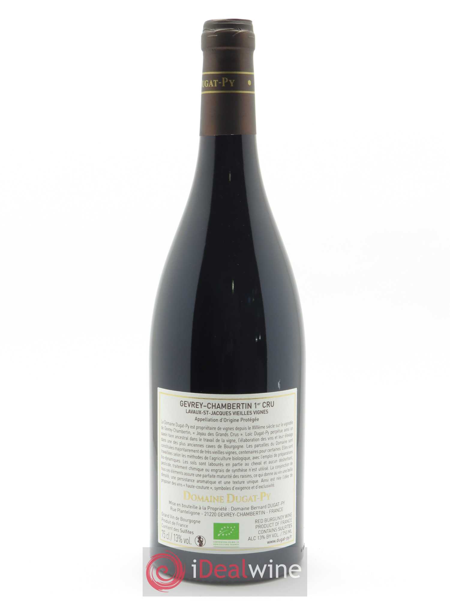 Gevrey-Chambertin 1er Cru Lavaux Saint Jacques Dugat-Py 2018 - Lot de 1 bouteille - 1