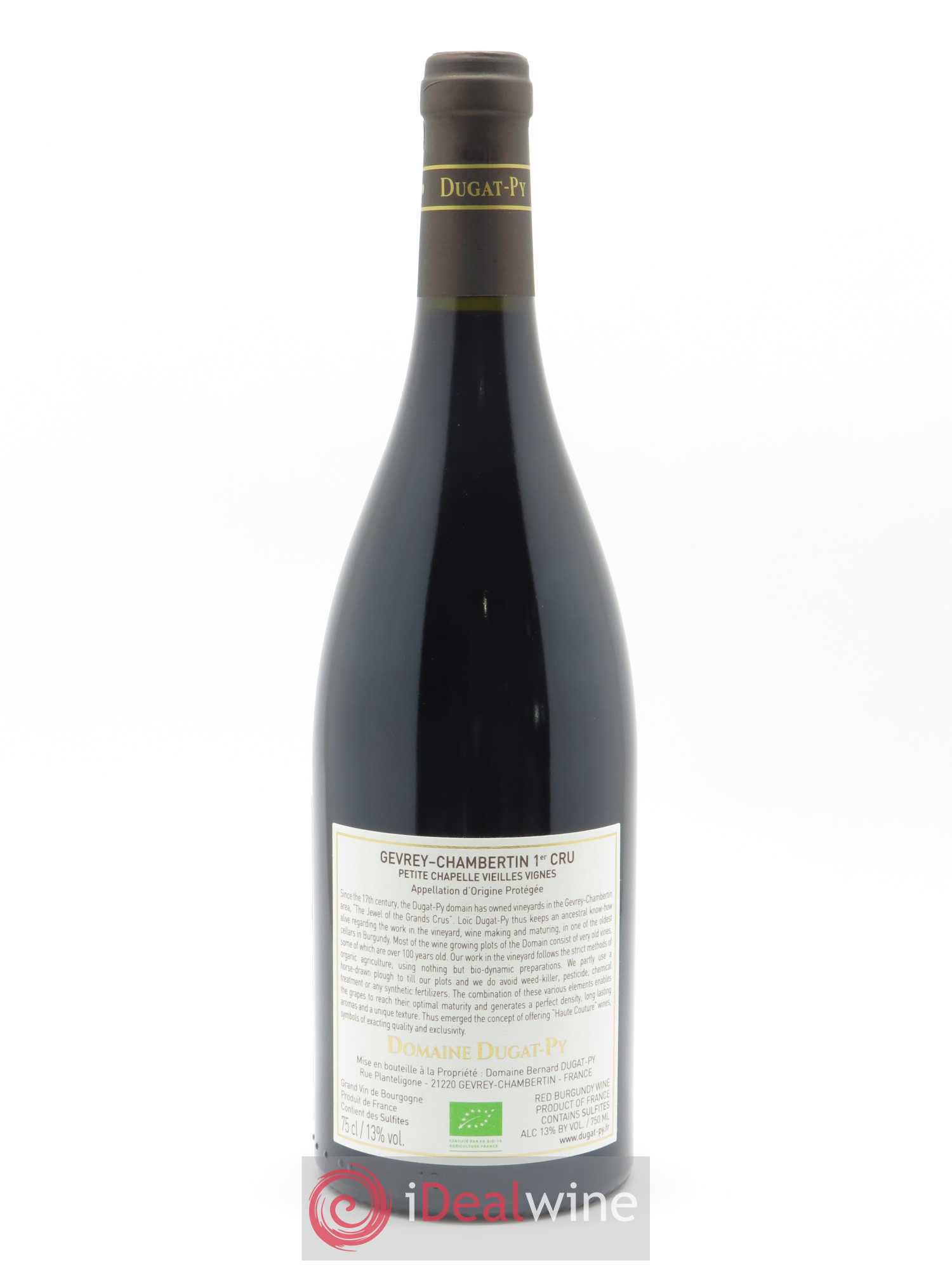 Gevrey-Chambertin 1er Cru Petite Chapelle Vieilles Vignes Dugat-Py 2018 - Lot de 1 bouteille - 1