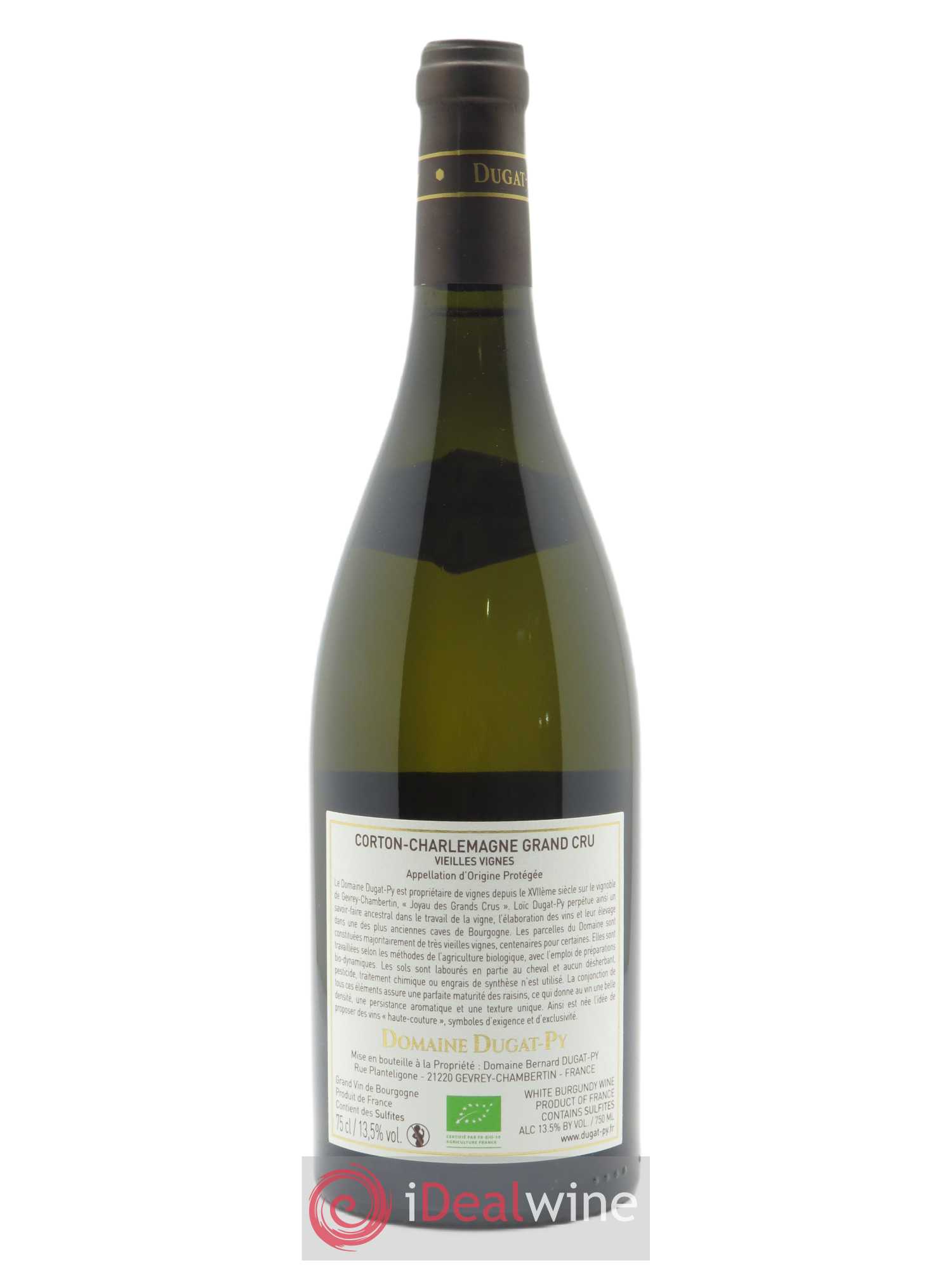 Corton-Charlemagne Grand Cru Vieilles Vignes Dugat-Py 2018 - Lot de 1 bouteille - 1