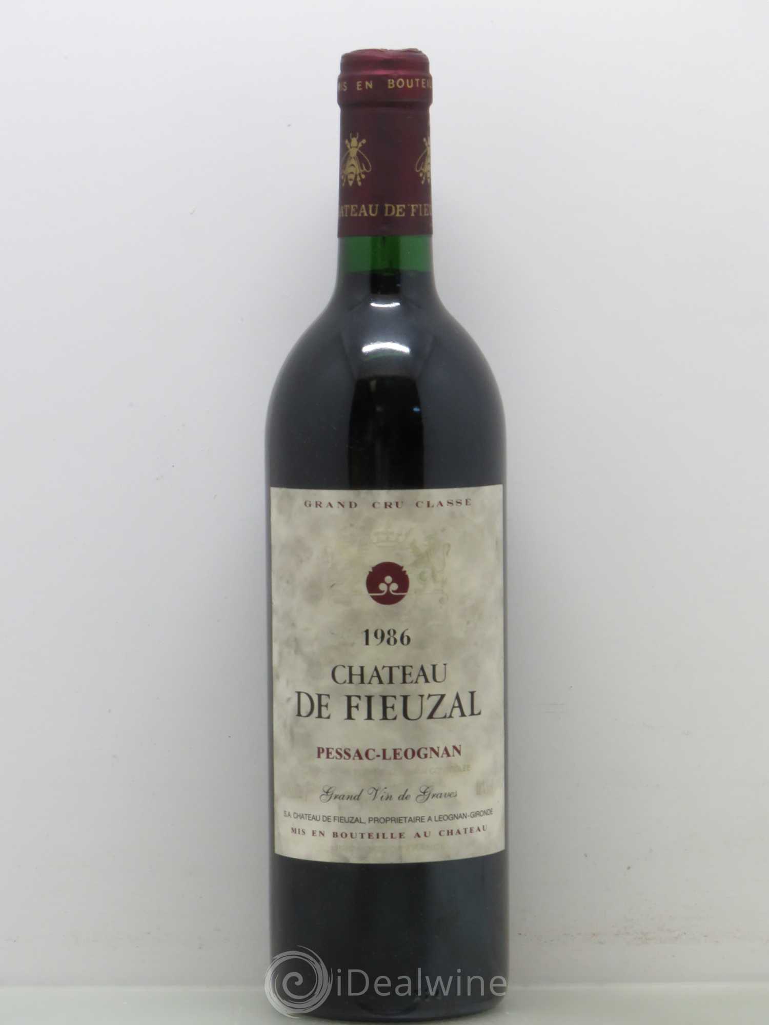Château de Fieuzal Cru Classé de Graves 1986 - Lot de 1 bouteille - 0