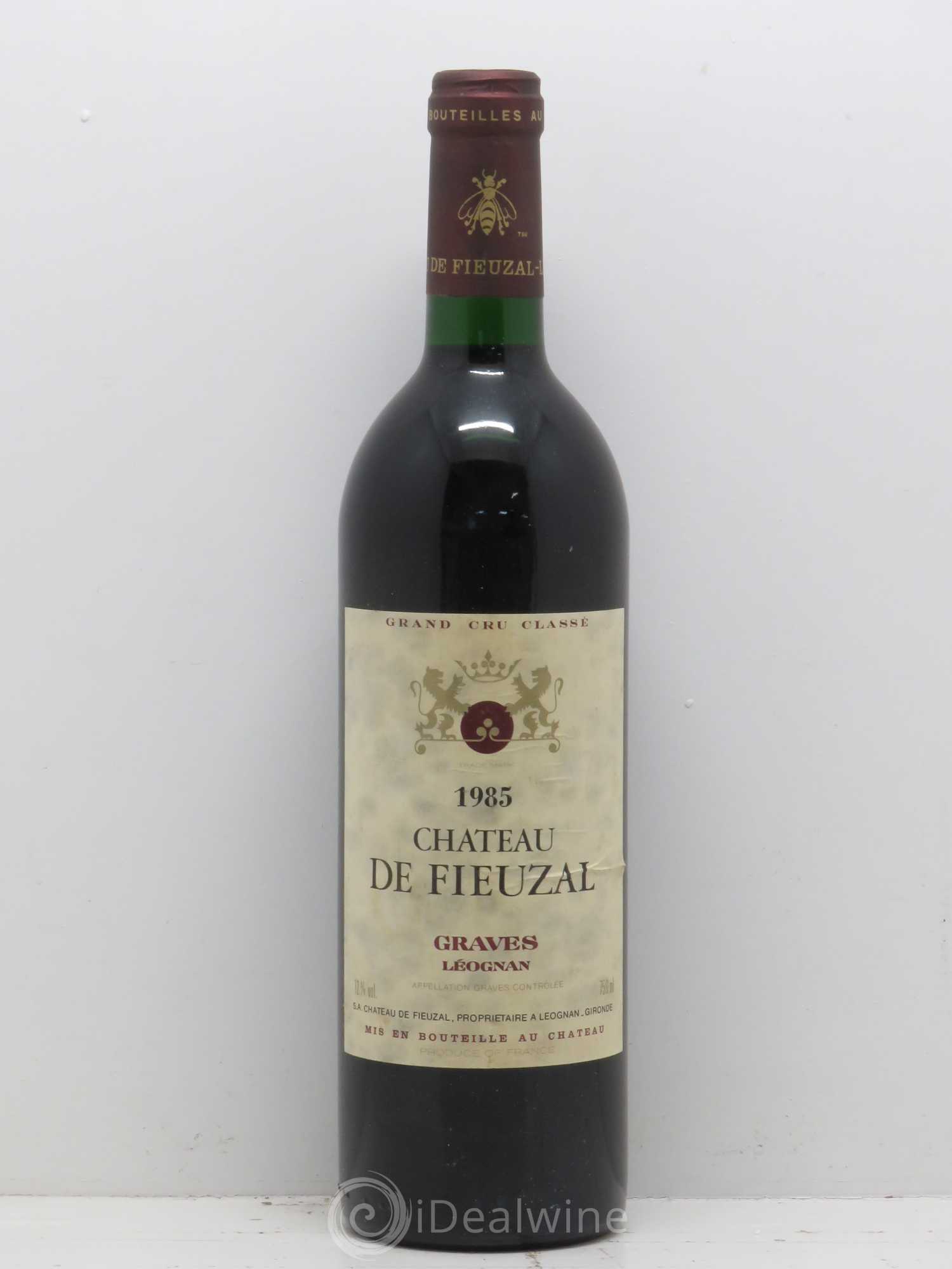 Château de Fieuzal Cru Classé de Graves 1985 - Lot de 1 bouteille - 0