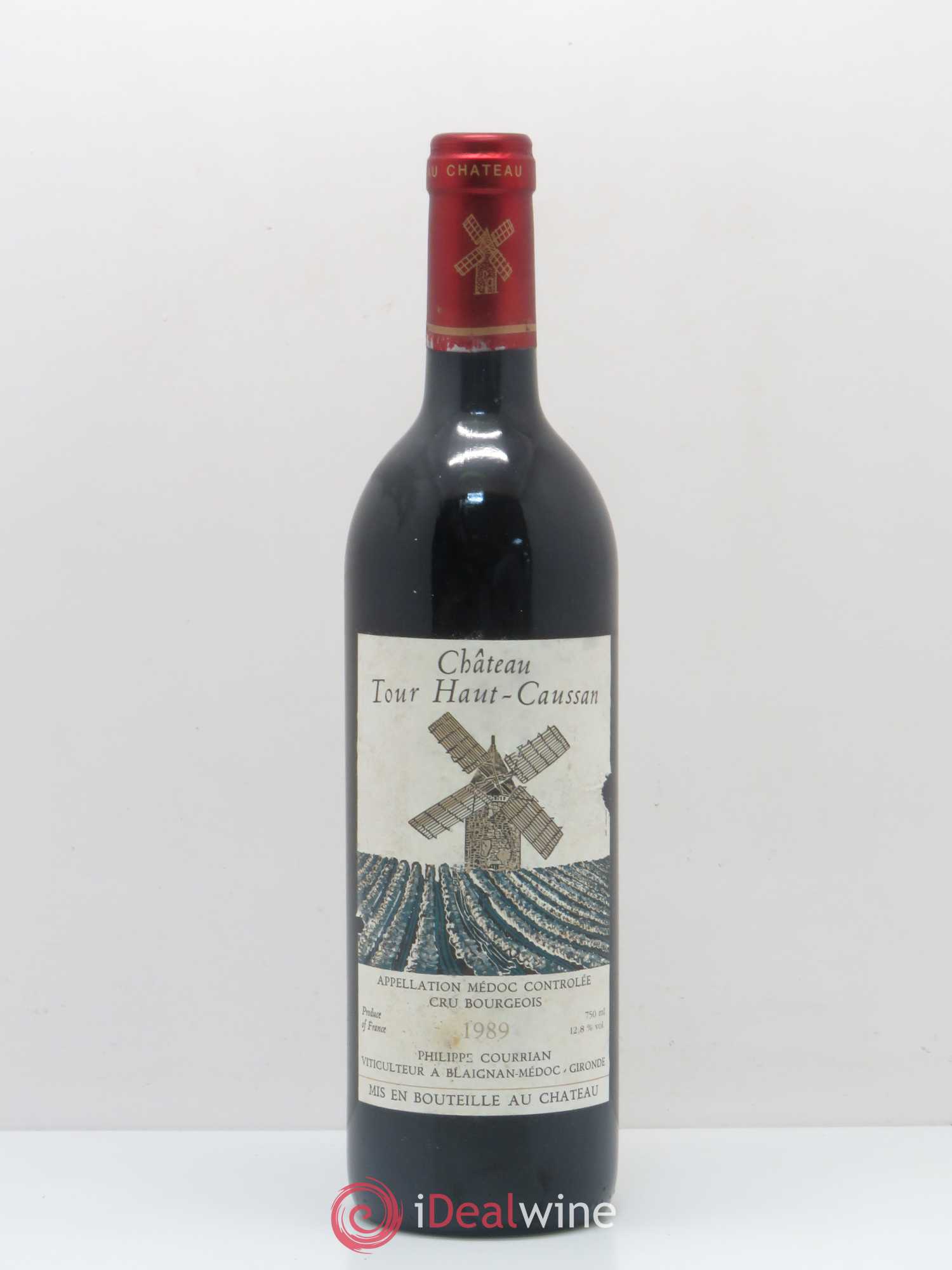Château Tour Haut-Caussan Cru Bourgeois 1989 - Lot de 1 bouteille - 0
