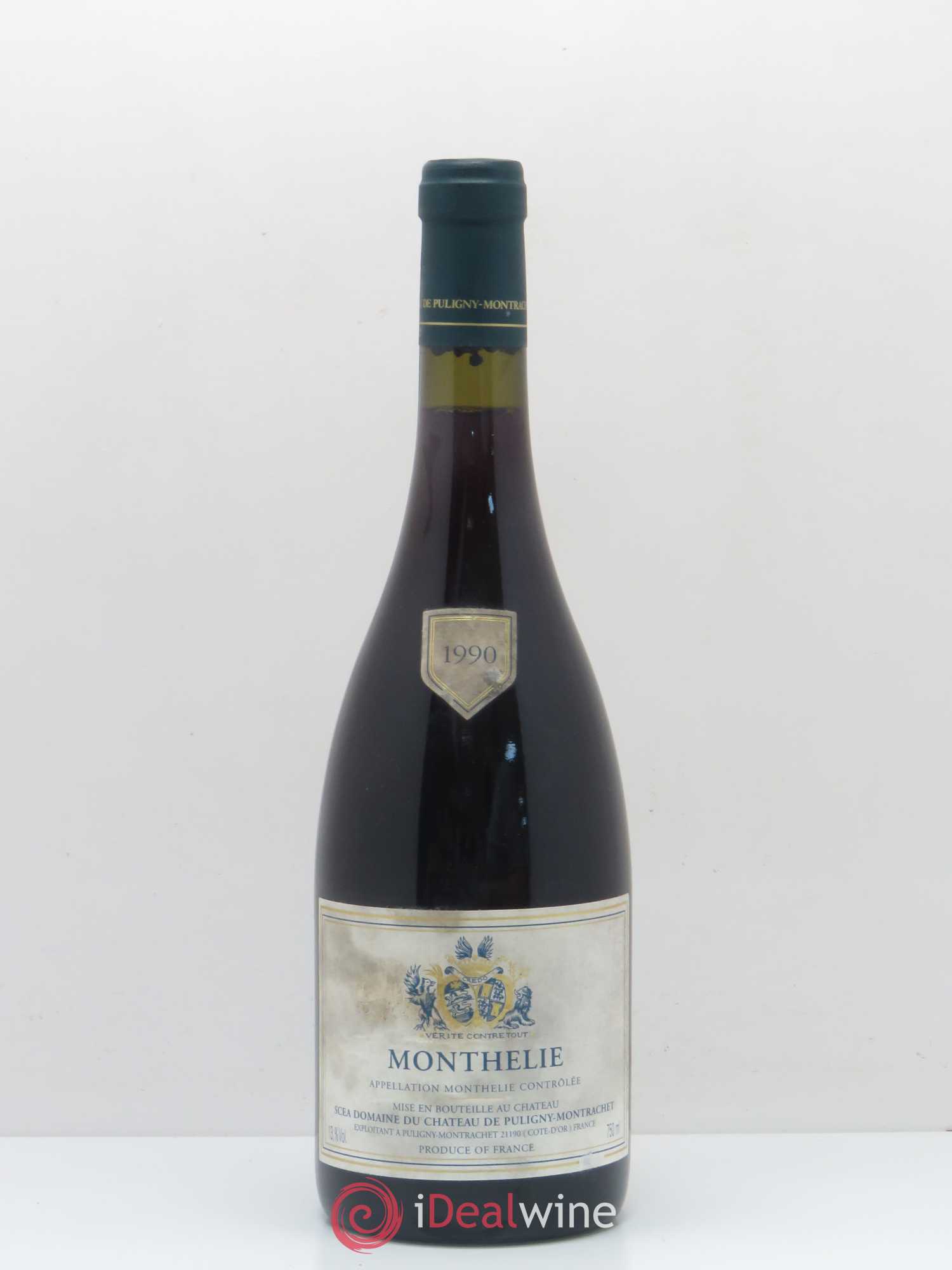 Monthélie Domaine du Château de Puligny-Montrachet 1990 - Lot de 1 bouteille - 0
