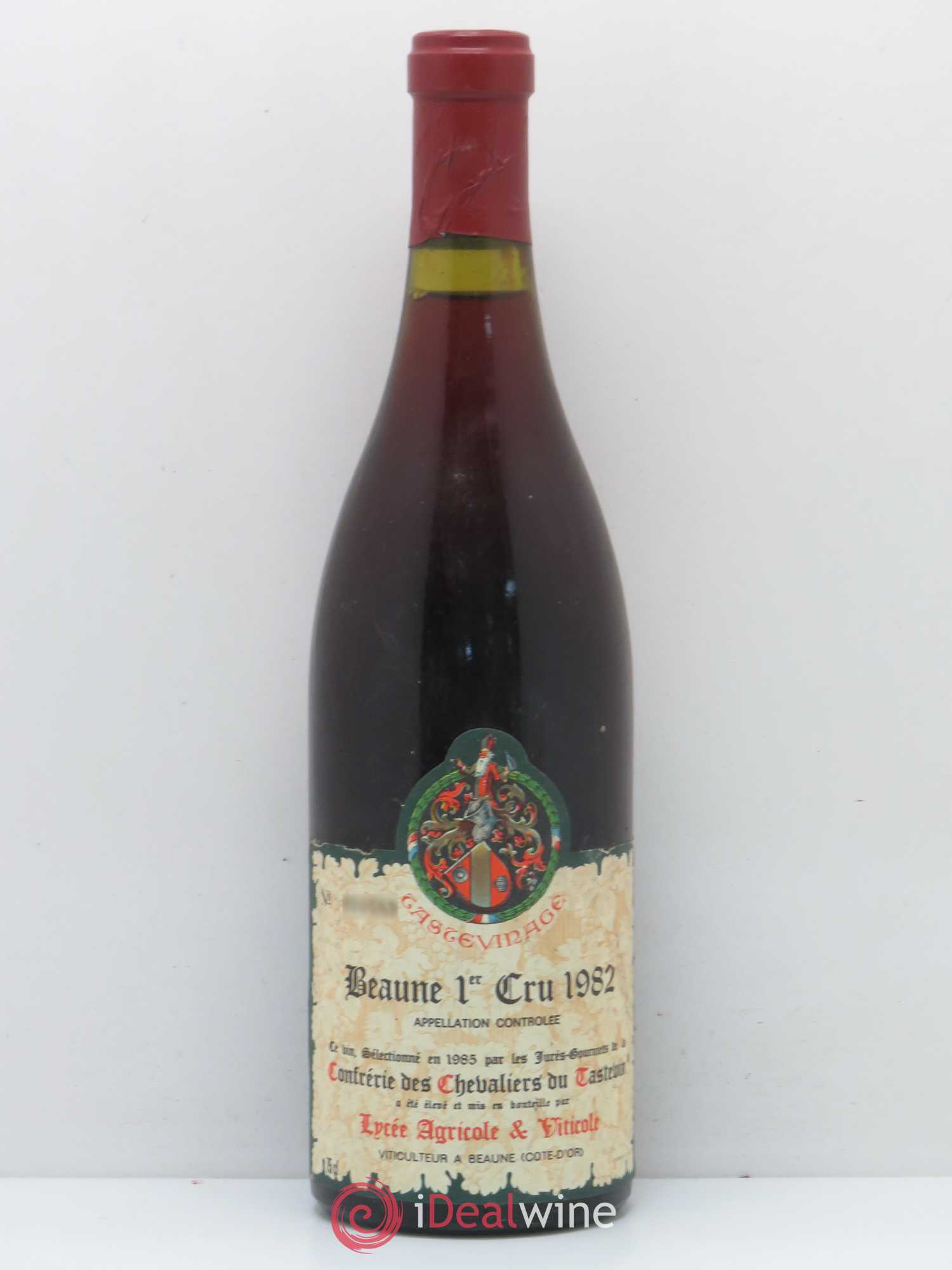 Beaune 1er Cru Lycee agricole et viticole Tastevinage 1982 - Posten von 1 Flasche - 0