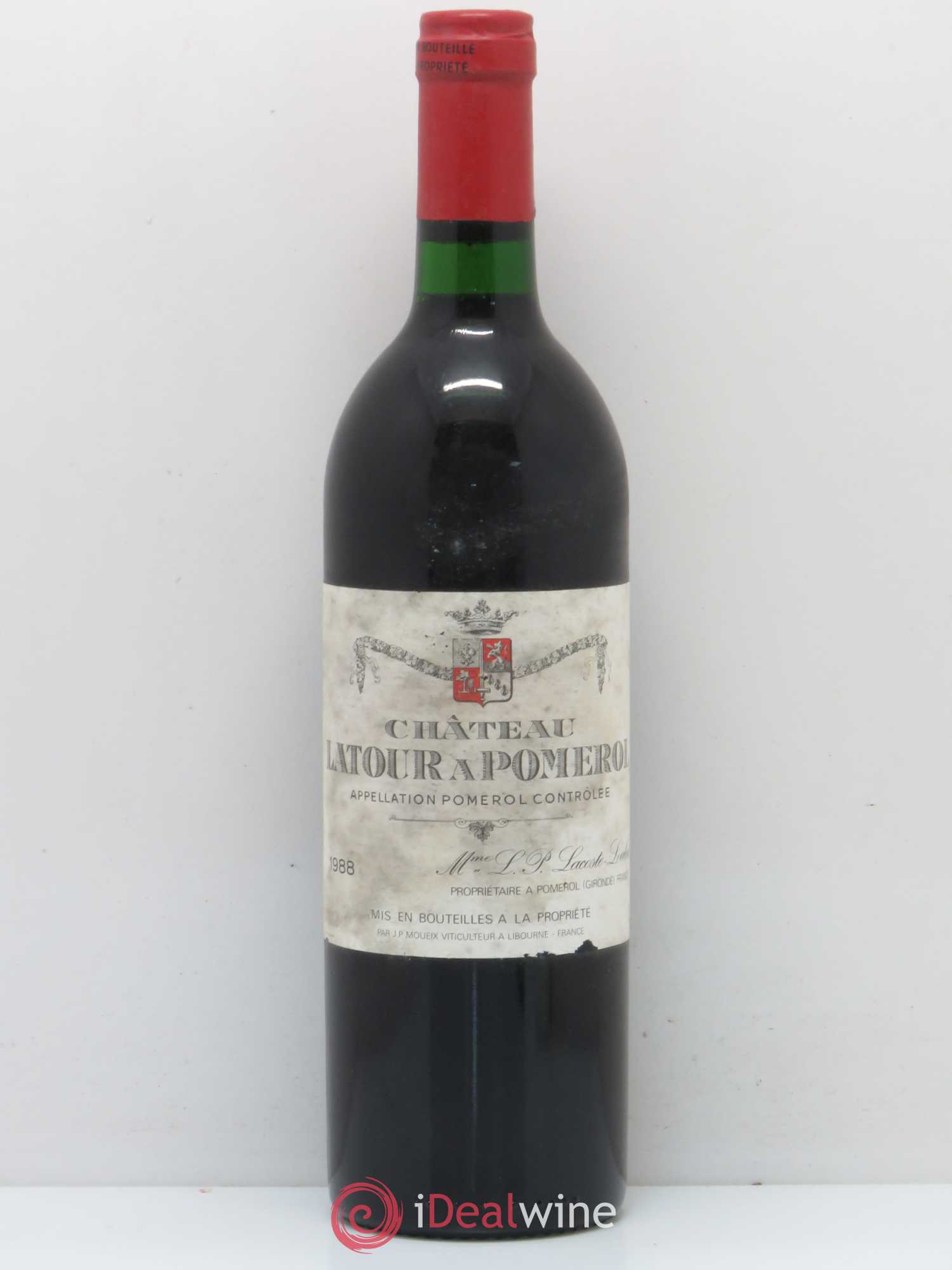 Château Latour à Pomerol 1988 - Lot de 1 bouteille - 0