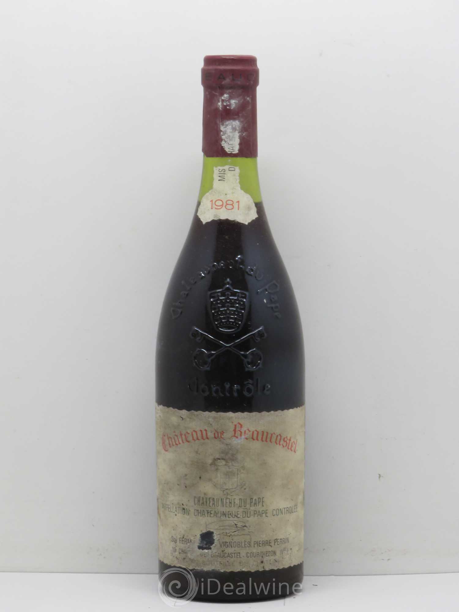 Châteauneuf-du-Pape Château de Beaucastel Famille Perrin 1981 - Lot de 1 bouteille - 0