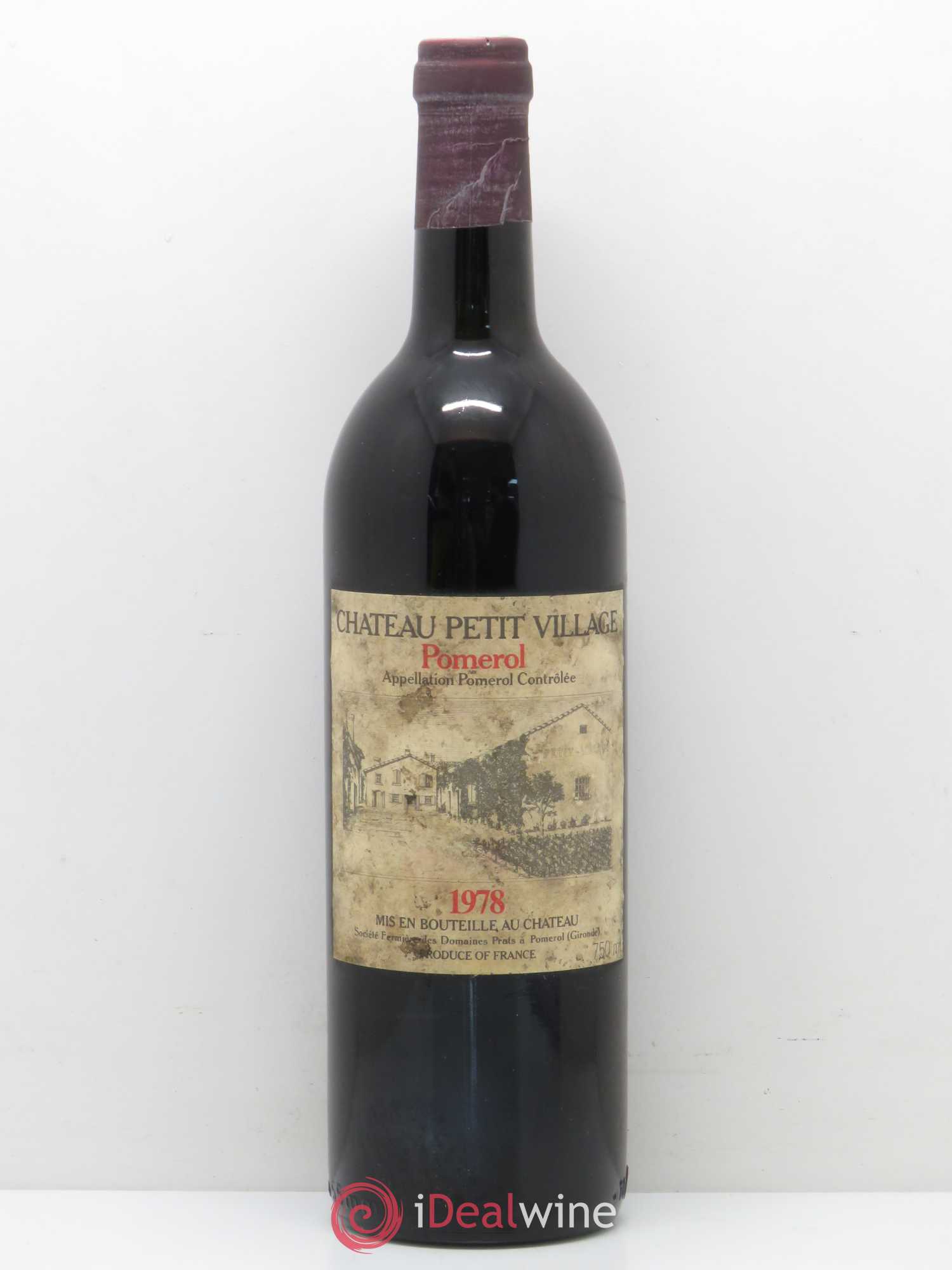 Château Petit Village 1978 - Lot de 1 bouteille - 0