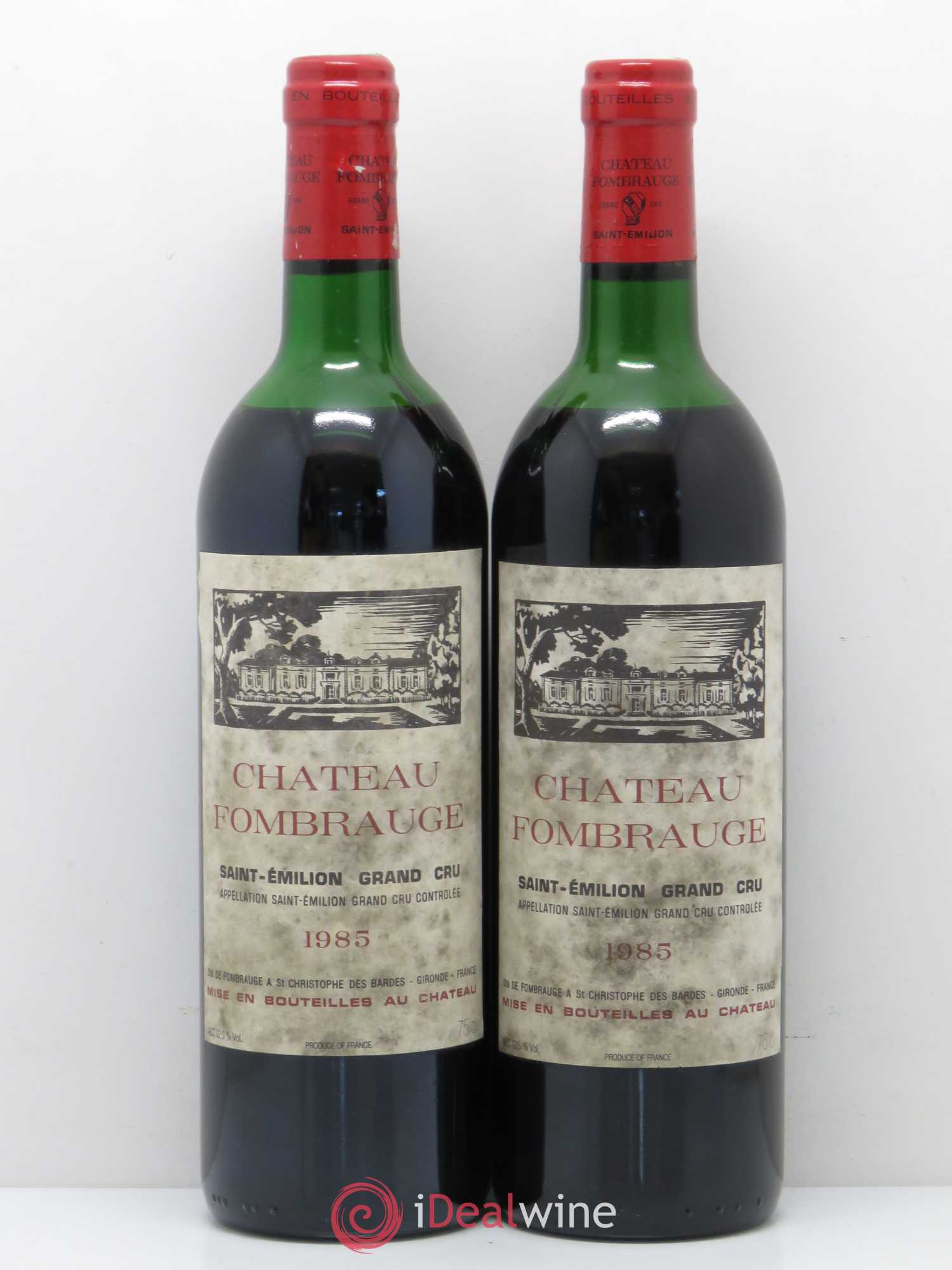 Château Fombrauge Grand Cru Classé (sans prix de réserve) 1985 - Lot de 2 bouteilles - 0