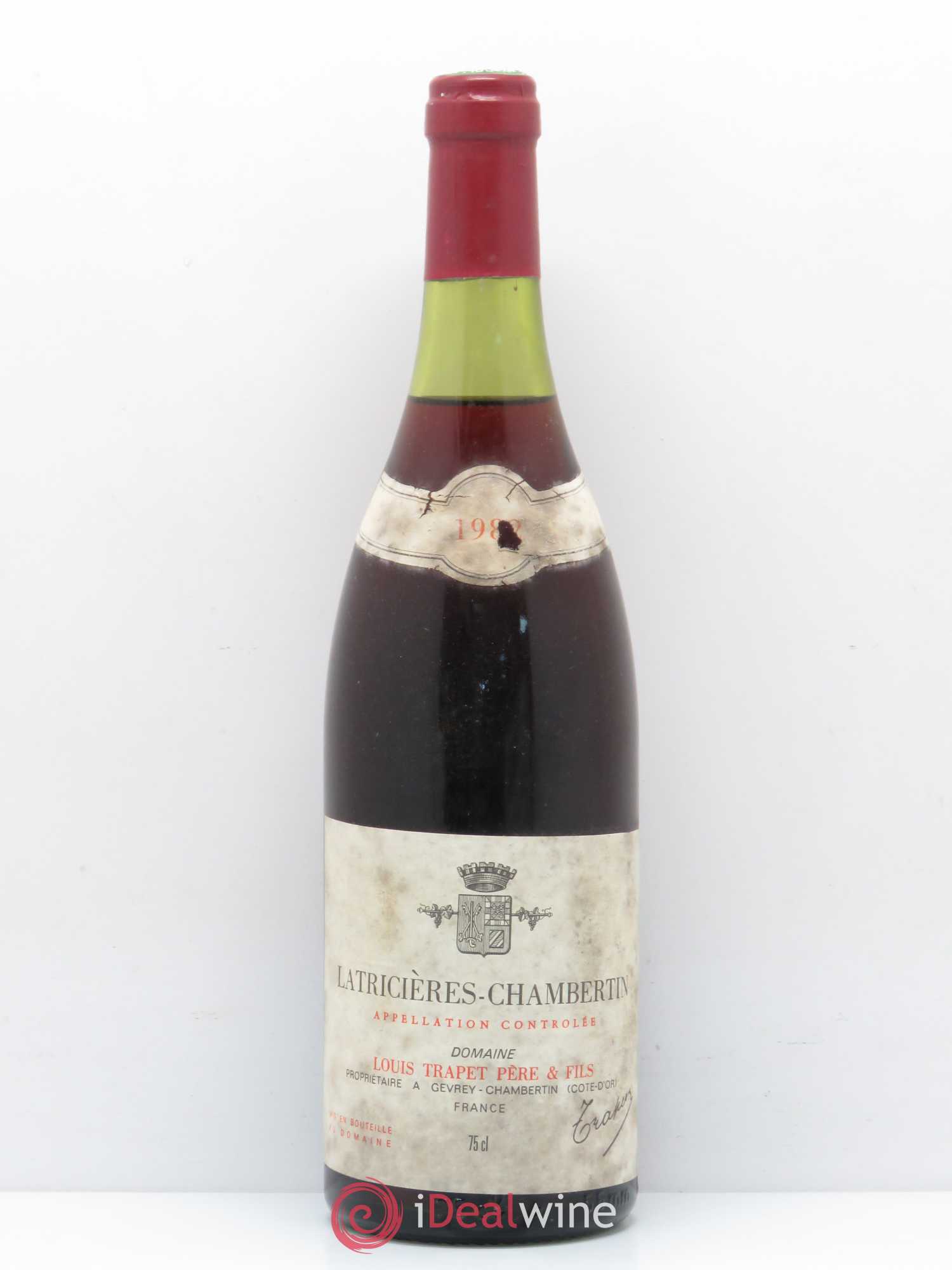Latricières-Chambertin Grand Cru Louis Trapet Père et fils 1982 - Posten von 1 Flasche - 0