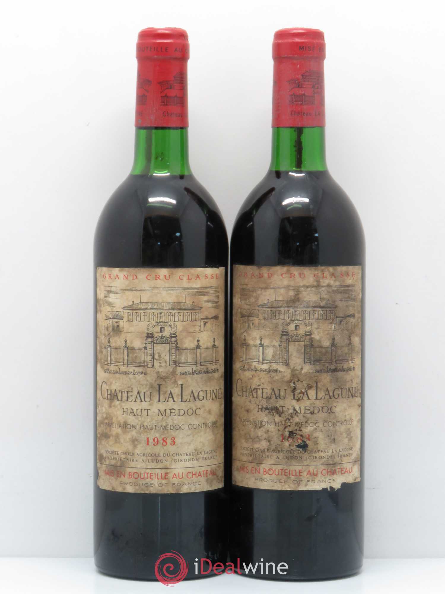 Château la Lagune 3ème Grand Cru Classé 1983 - Lot de 2 bouteilles - 0