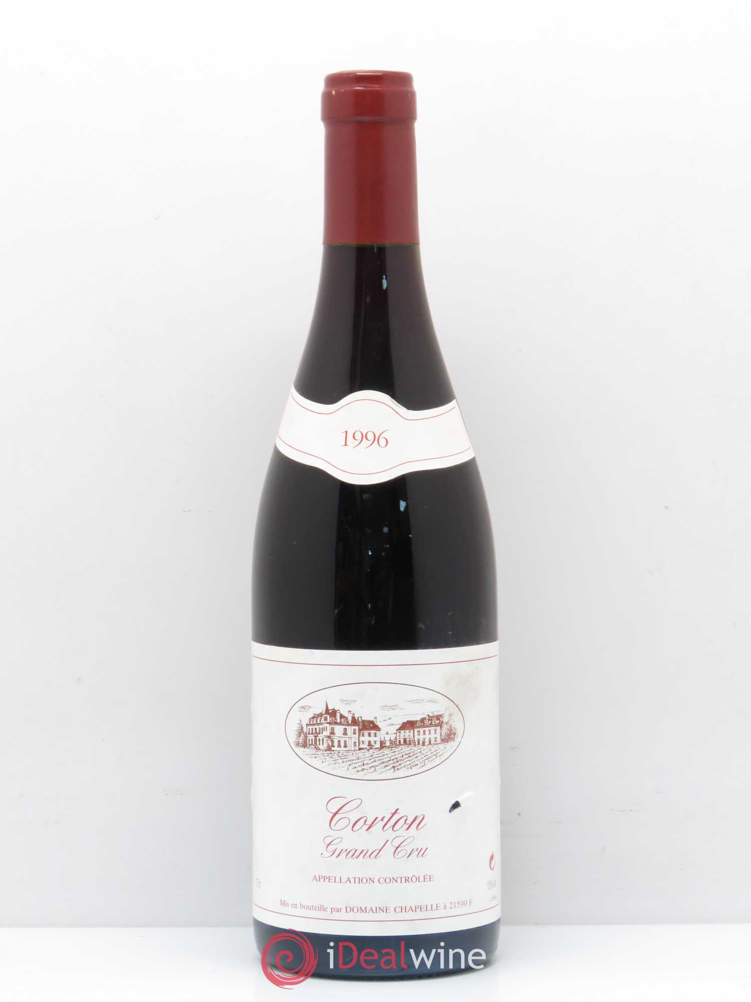 Corton Grand Cru Domaine Chapelle 1996 - Posten von 1 Flasche - 0