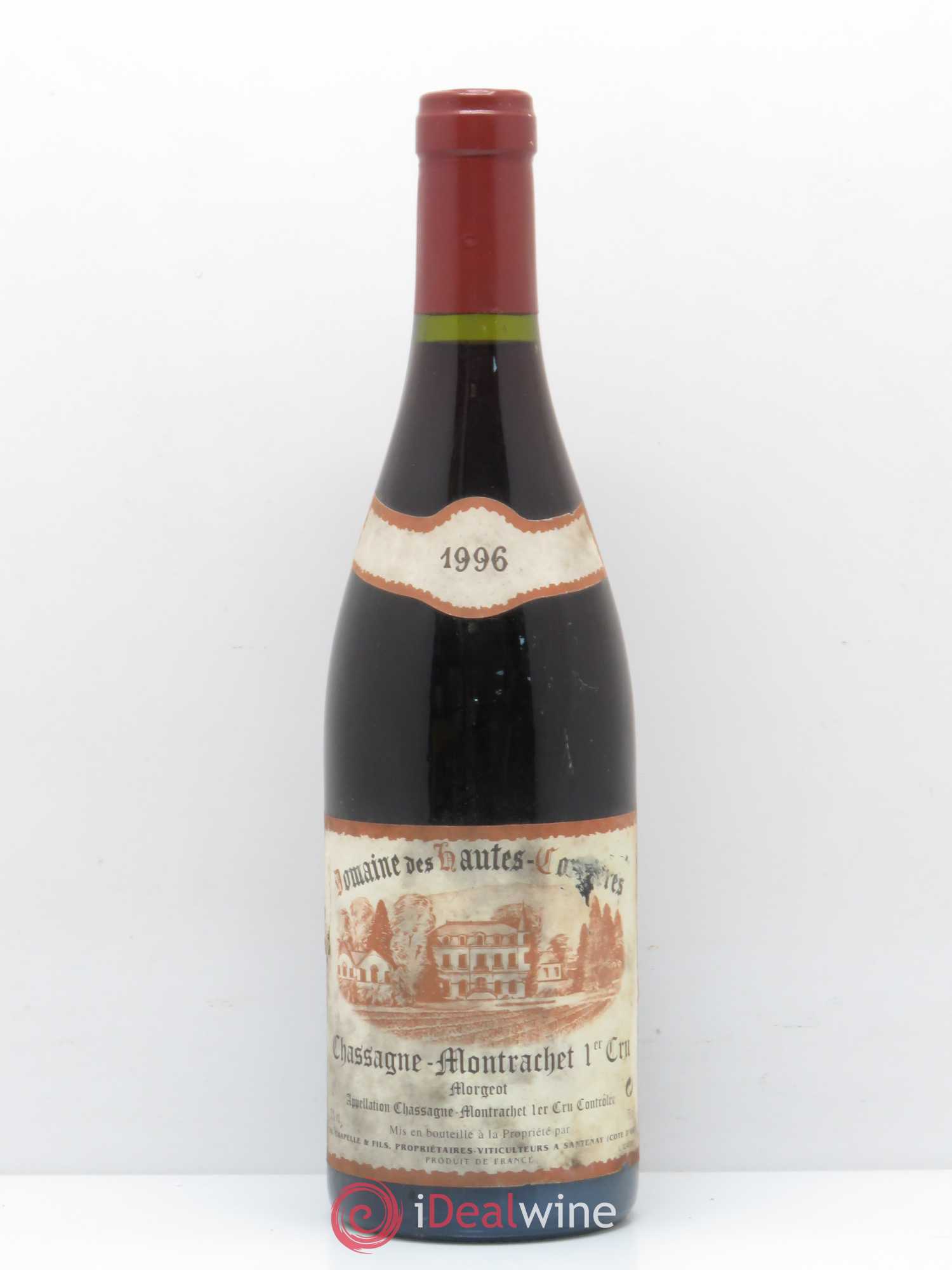 Chassagne-Montrachet 1er Cru Morgeot Domaine des Hautes Cornières Chapelle et Fils 1996 - Posten von 1 Flasche - 0