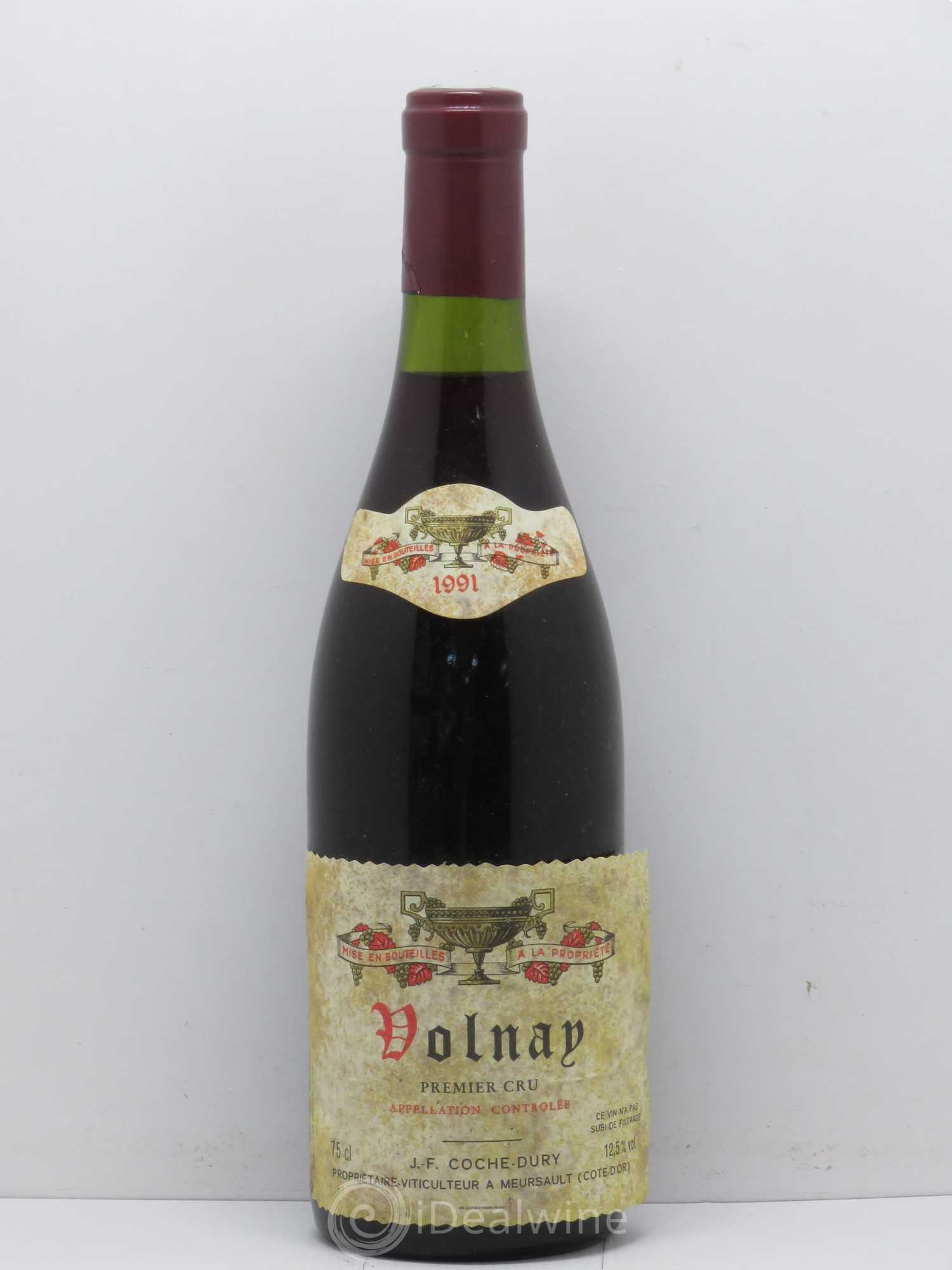 Volnay 1er Cru Coche Dury (Domaine) 1991 - Lot de 1 bouteille - 0