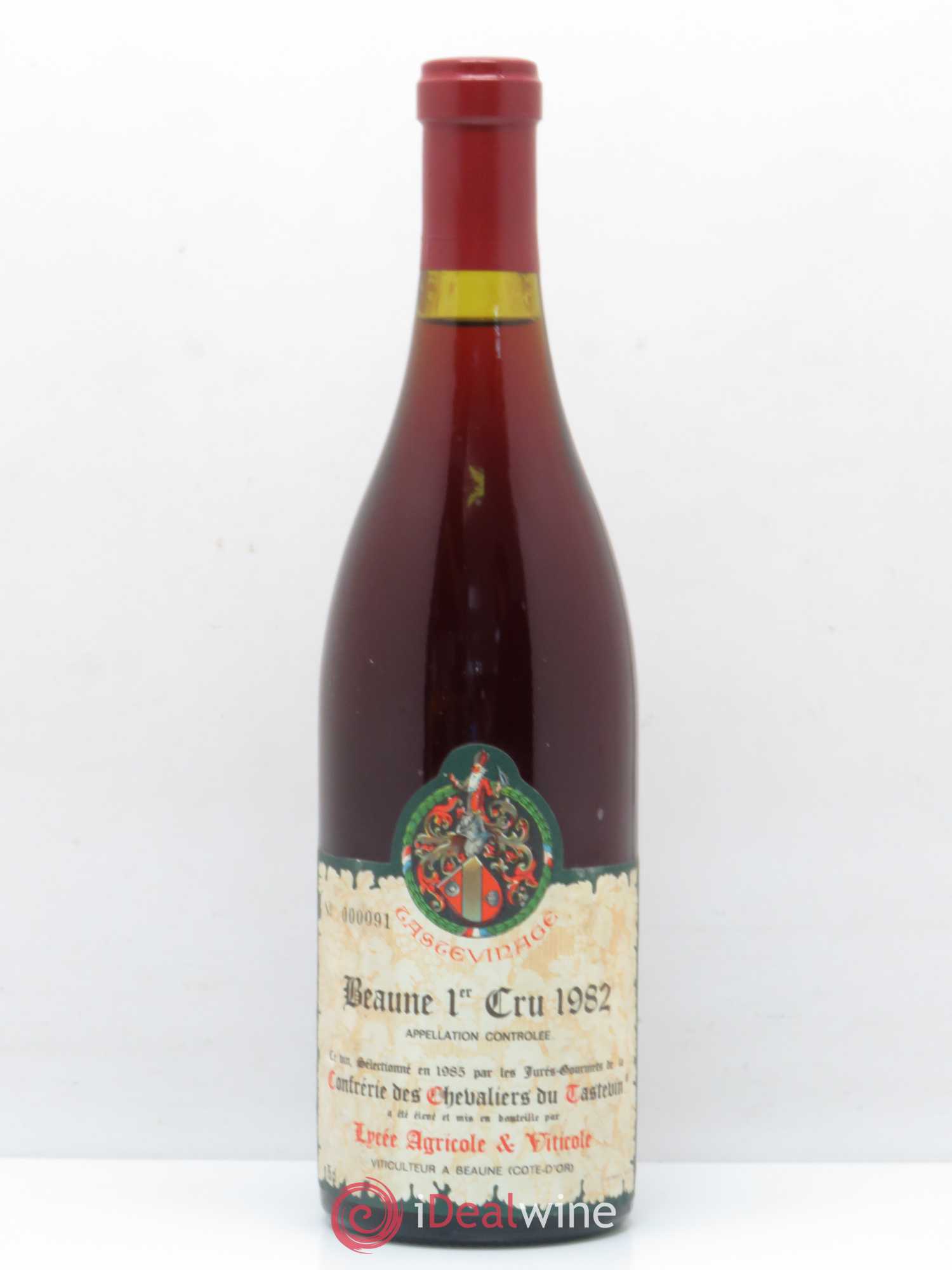Beaune 1er Cru Tastevinage Confrérie des Chevaliers du Tastevin 1982 - Posten von 1 Flasche - 0
