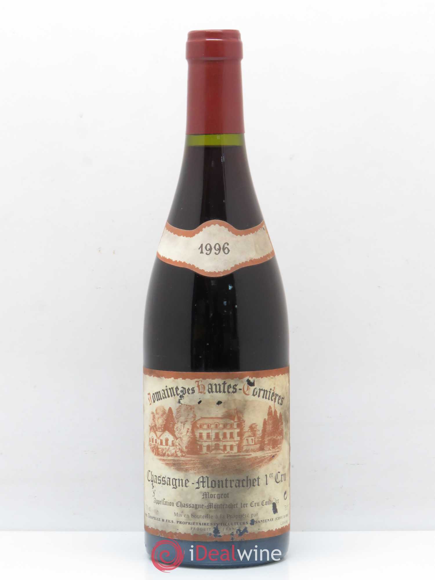 Chassagne-Montrachet 1er Cru Morgeot Domaine des Hautes Cornières Chapelle et Fils 1996 - Posten von 1 Flasche - 0