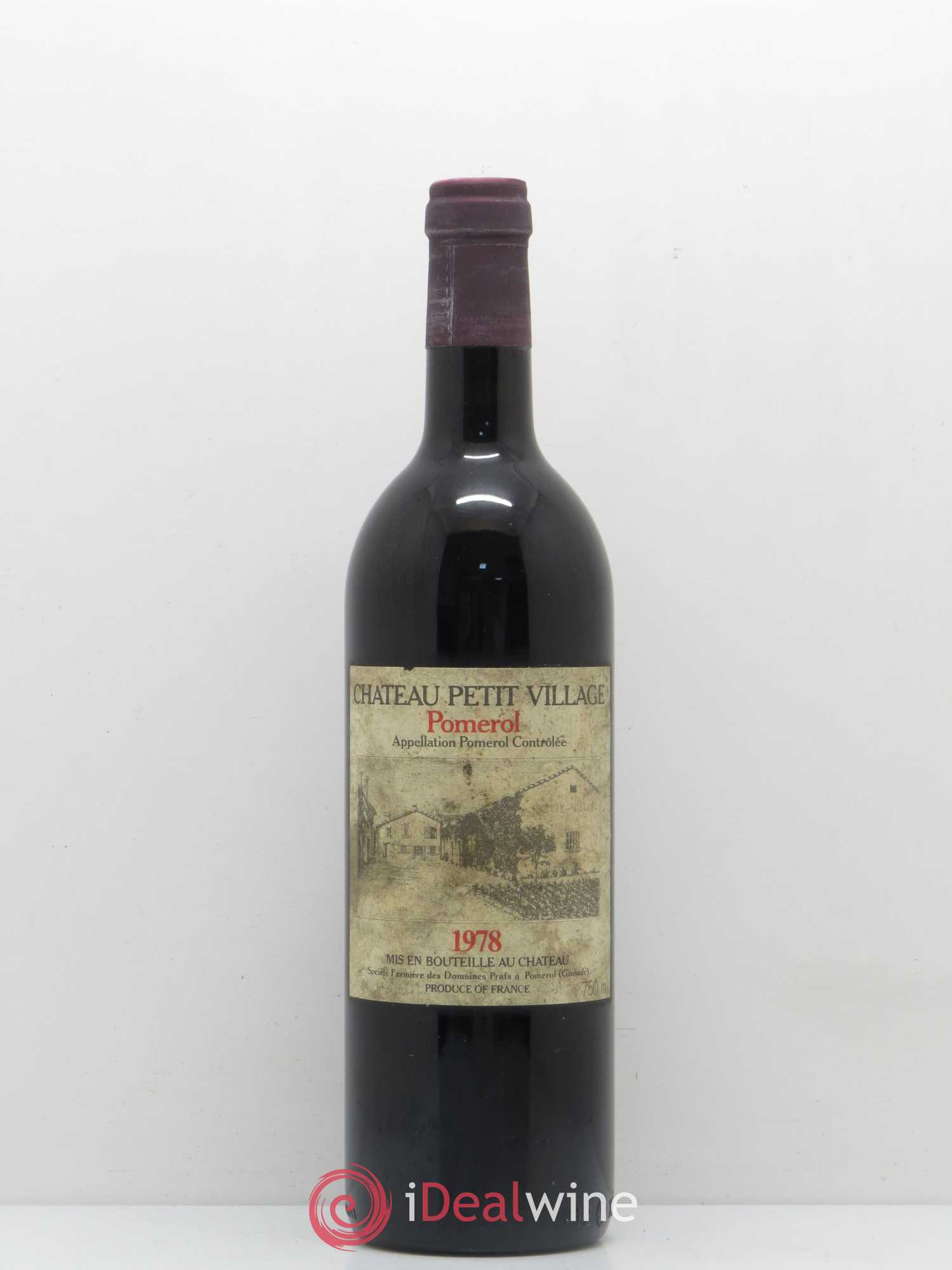 Château Petit Village 1978 - Lot de 1 bouteille - 0