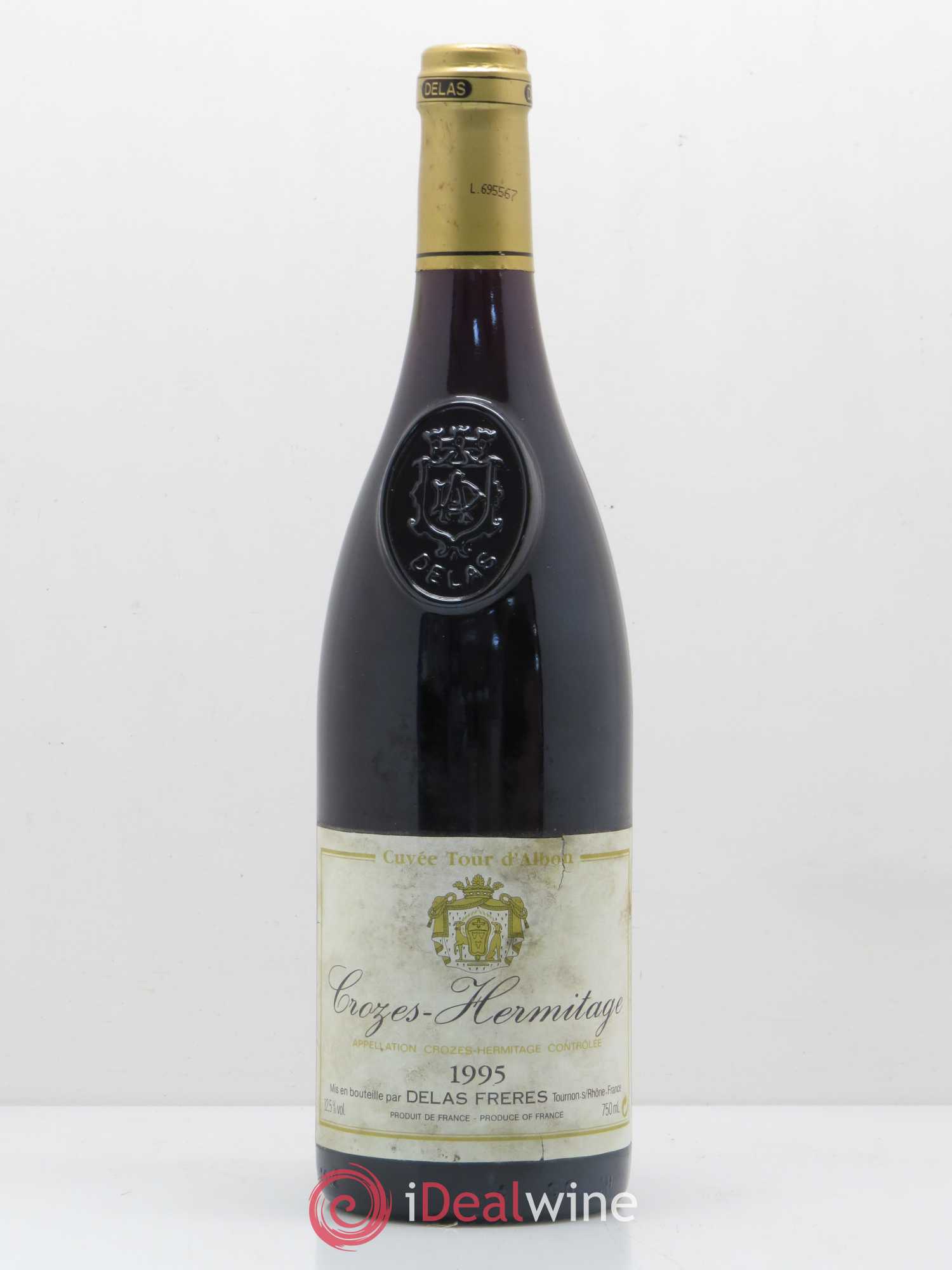 Crozes-Hermitage Cuvée Tour d'Albon Delas Frères 1995 - Lot de 1 bouteille - 0