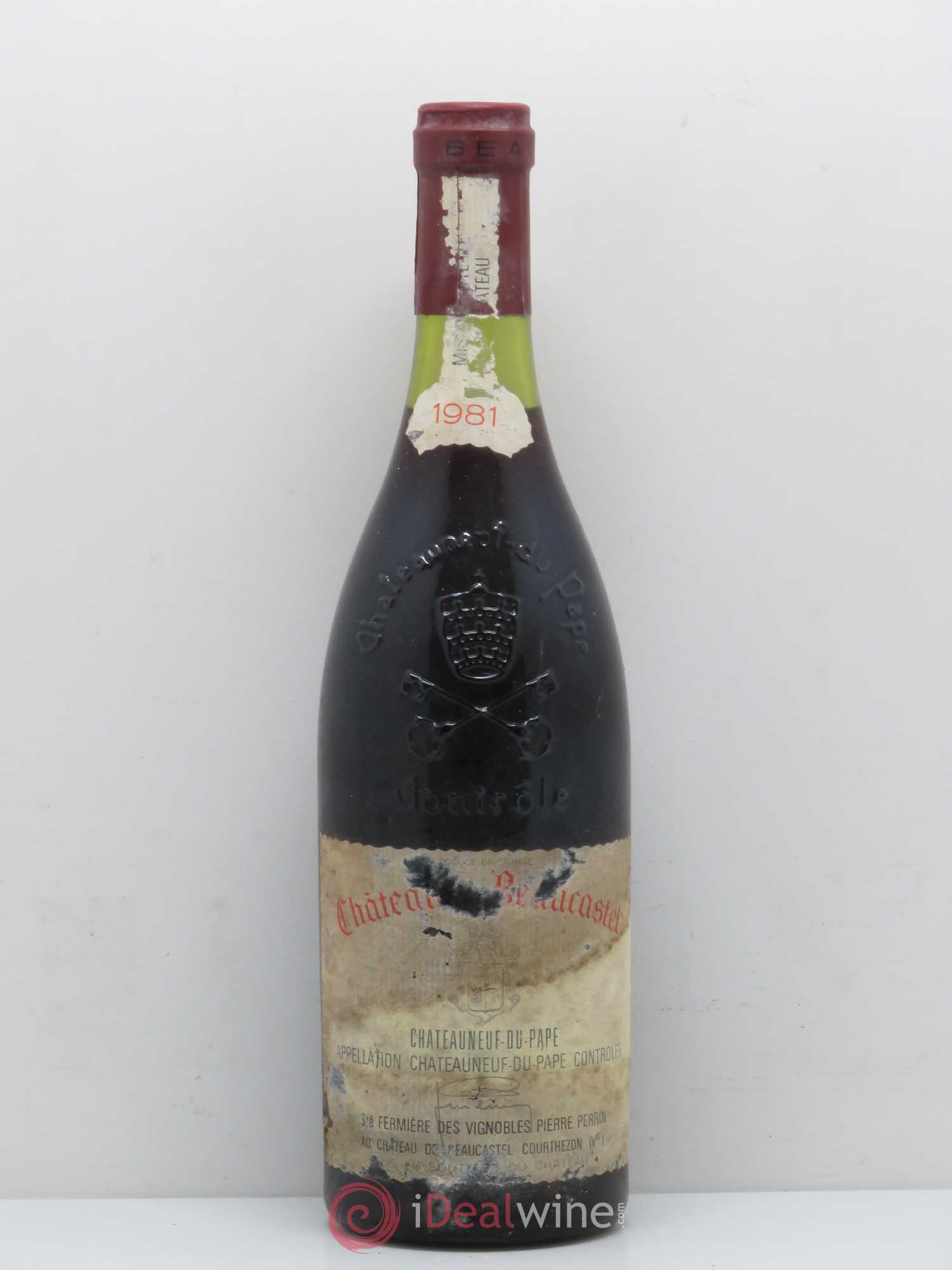 Châteauneuf-du-Pape Château de Beaucastel Famille Perrin 1981 - Lot de 1 bouteille - 0