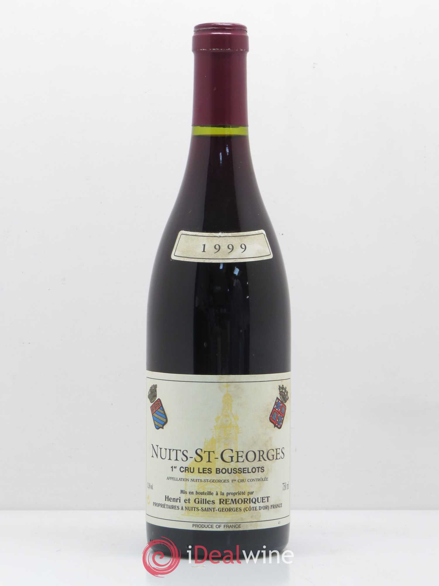 Nuits-Saint-Georges 1er Cru Les Bousselots Gilles Remoriquet 1999 - Lot de 1 bouteille - 0