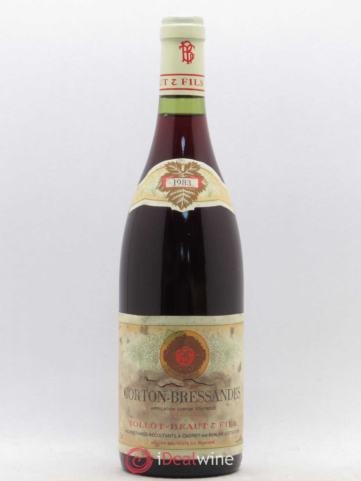 Corton-Bressandes Grand Cru Tollot Beaut (Domaine) 1983 - Lot de 1 bouteille - 0