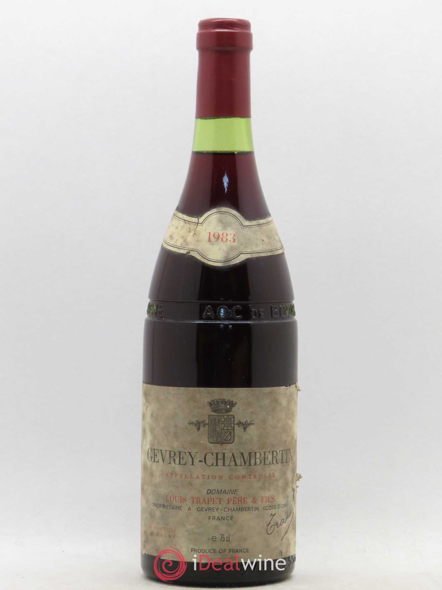 Gevrey-Chambertin Domaine Trapet 1983 - Lot de 1 bouteille - 0