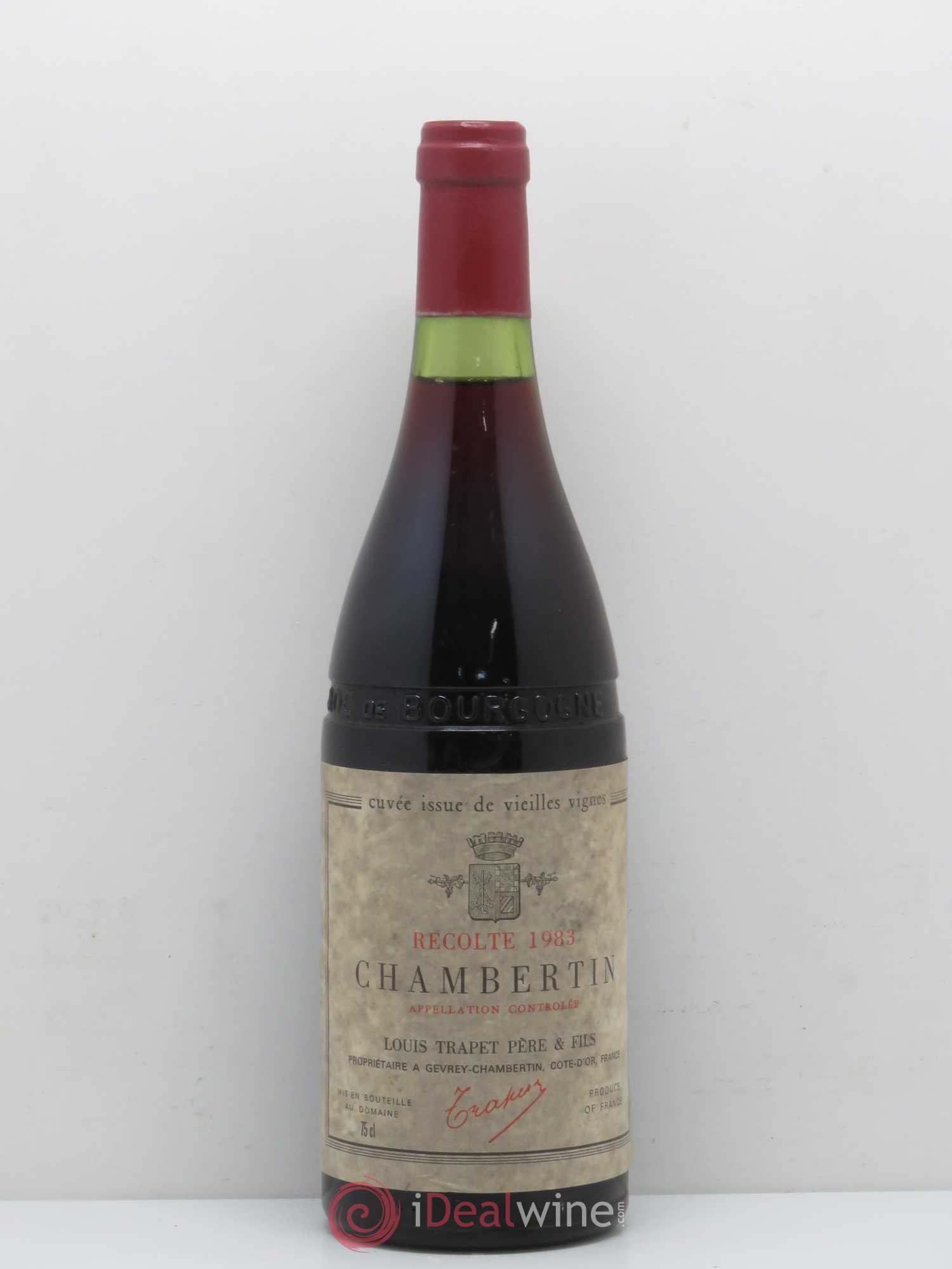 Chambertin Grand Cru Domaine Trapet 1983 - Posten von 1 Flasche - 0