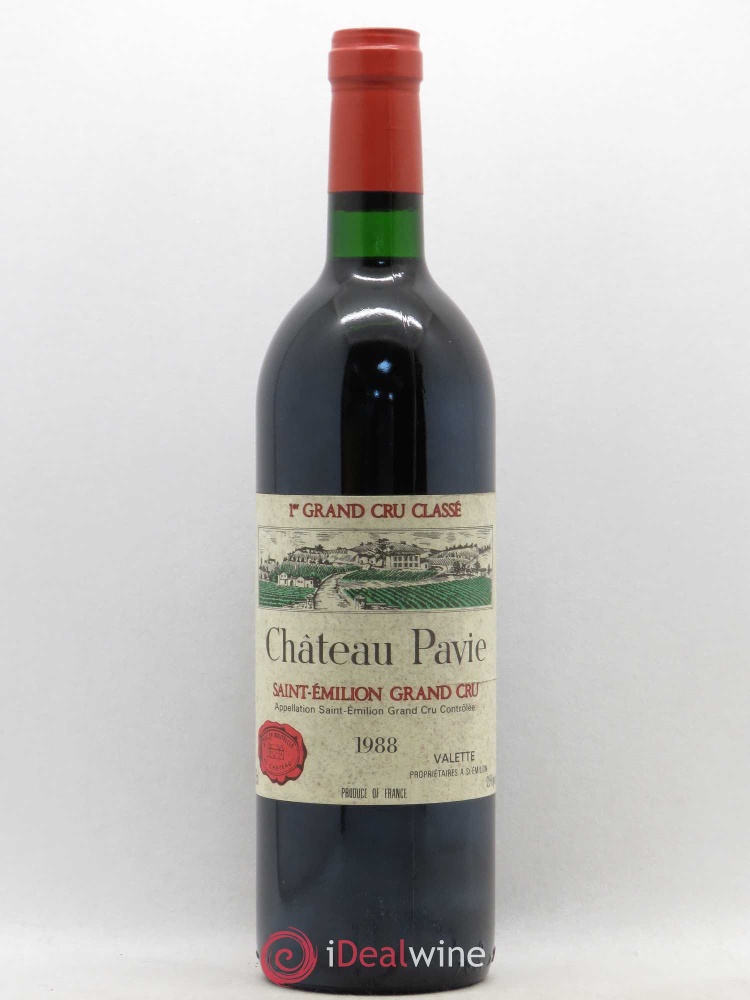 Château Pavie 1er Grand Cru Classé A 1988 - Lot de 1 bouteille - 0