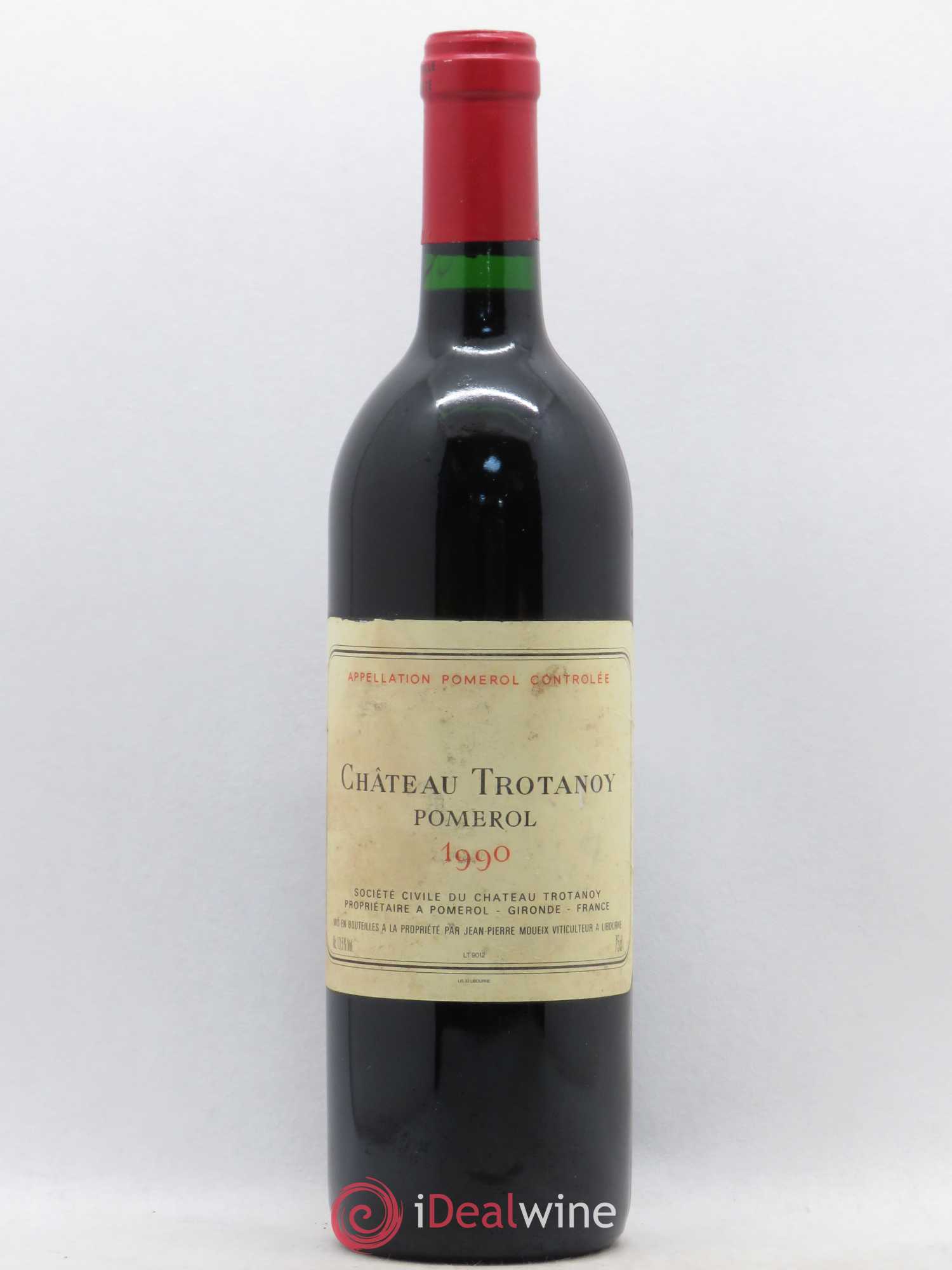 Château Trotanoy 1990 - Lot de 1 bouteille - 0