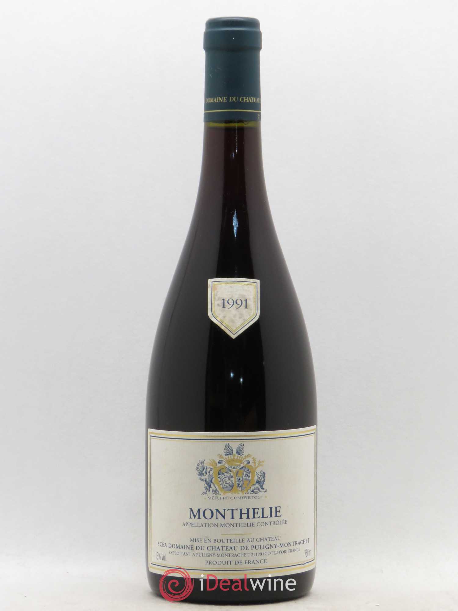 Monthélie Château de Puligny-Montrachet 1991 - Posten von 1 Flasche - 0