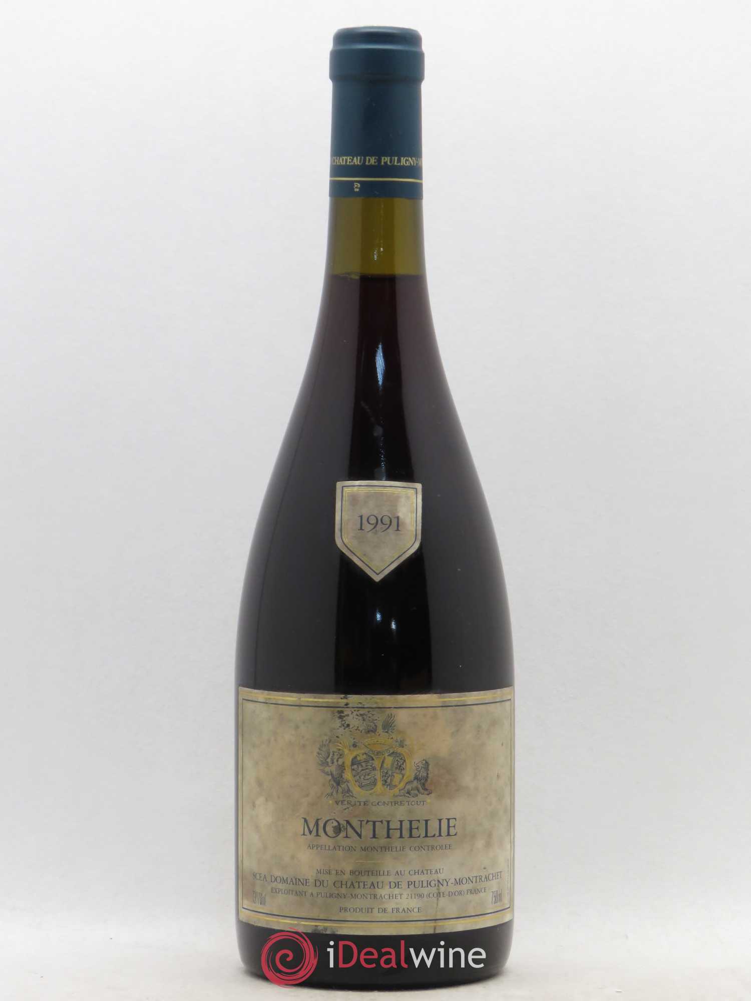 Monthélie Château de Puligny-Montrachet 1991 - Posten von 1 Flasche - 0