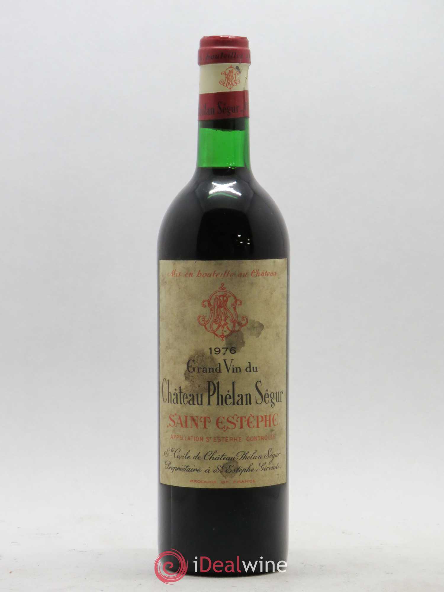 Château Phélan Ségur 1976 - Lot de 1 bouteille - 0