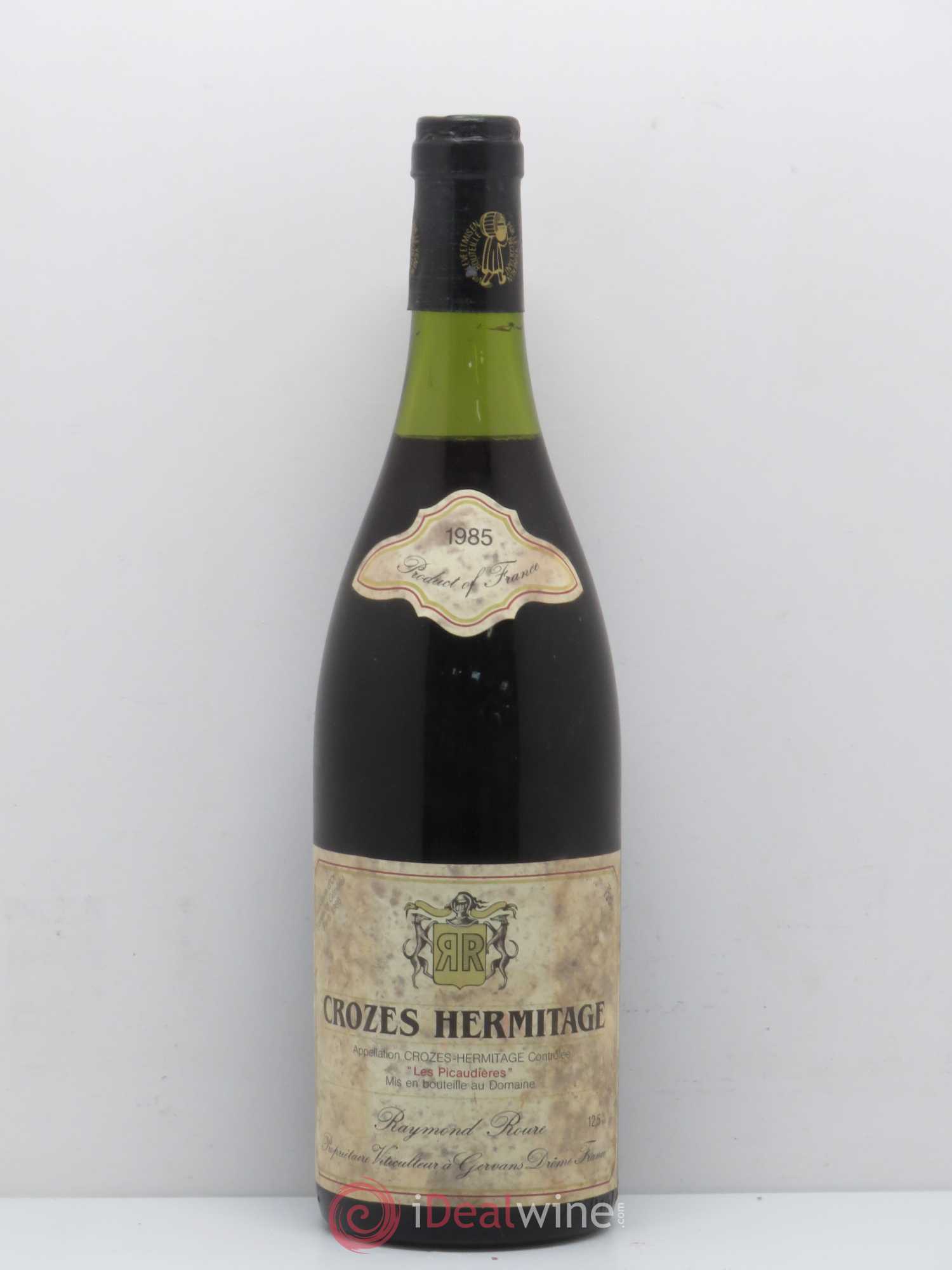 Crozes-Hermitage Les Picaudieres Raymond Roure 1985 - Lot de 1 bouteille - 0