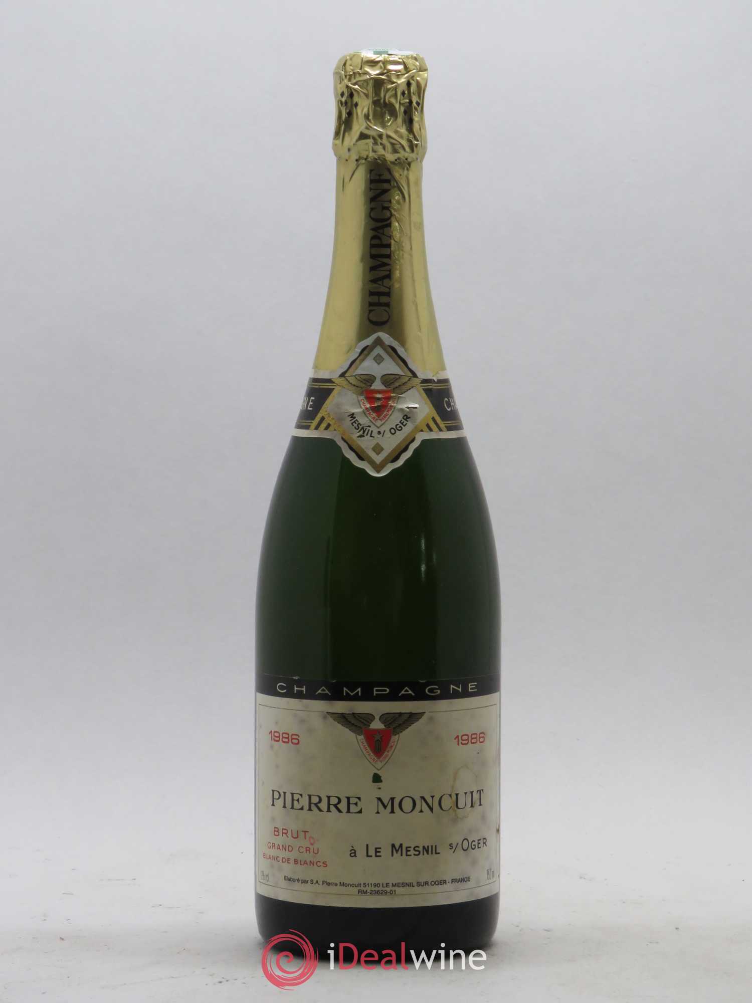 Brut Blanc de Blancs Pierre Moncuit 1986 - Lot de 1 bouteille - 0