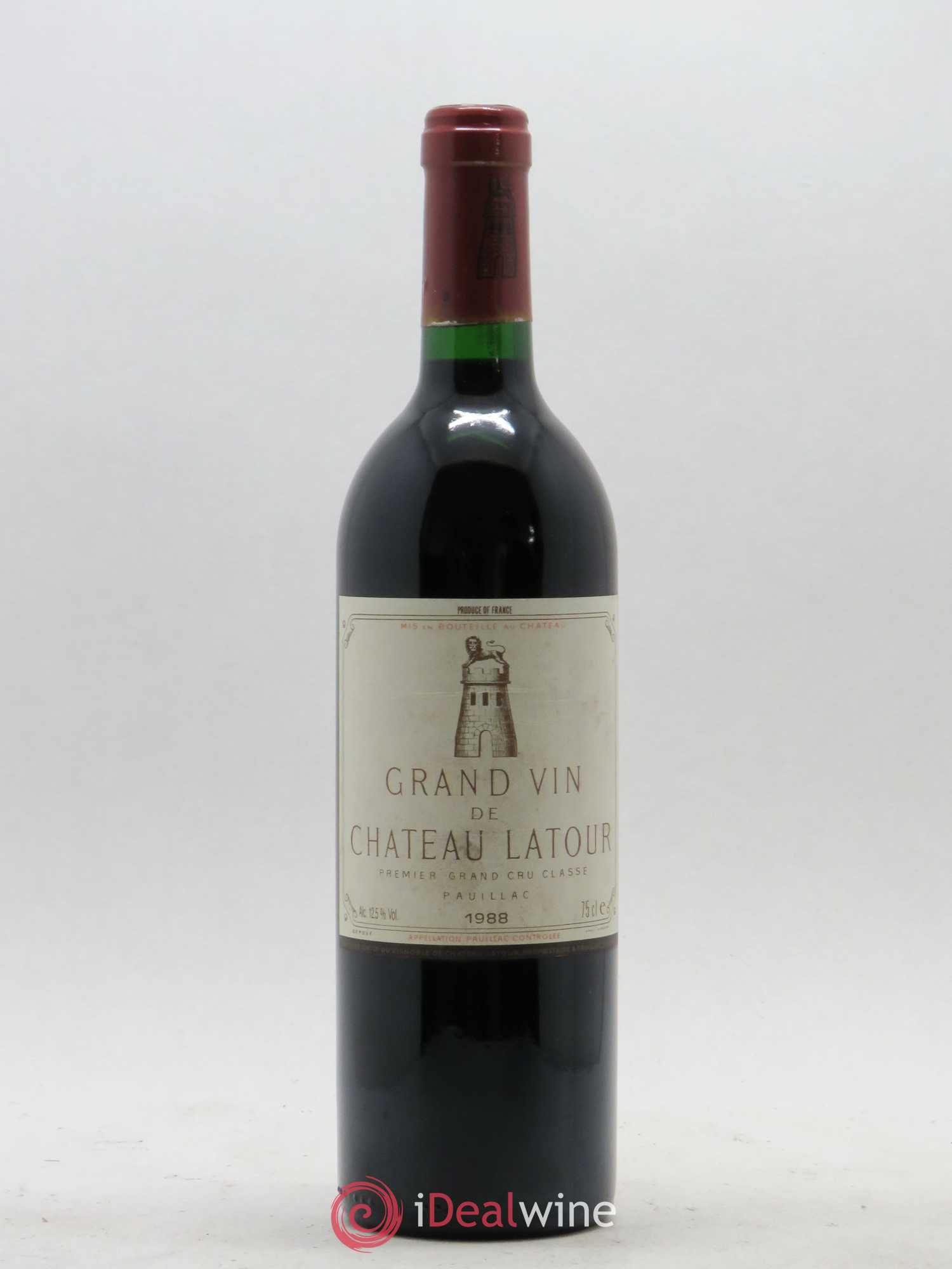 Château Latour 1er Grand Cru Classé 1988 - Lot de 1 bouteille - 0