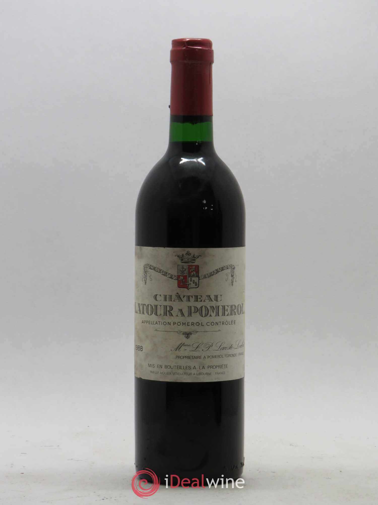 Château Latour à Pomerol 1988 - Lot de 1 bouteille - 0