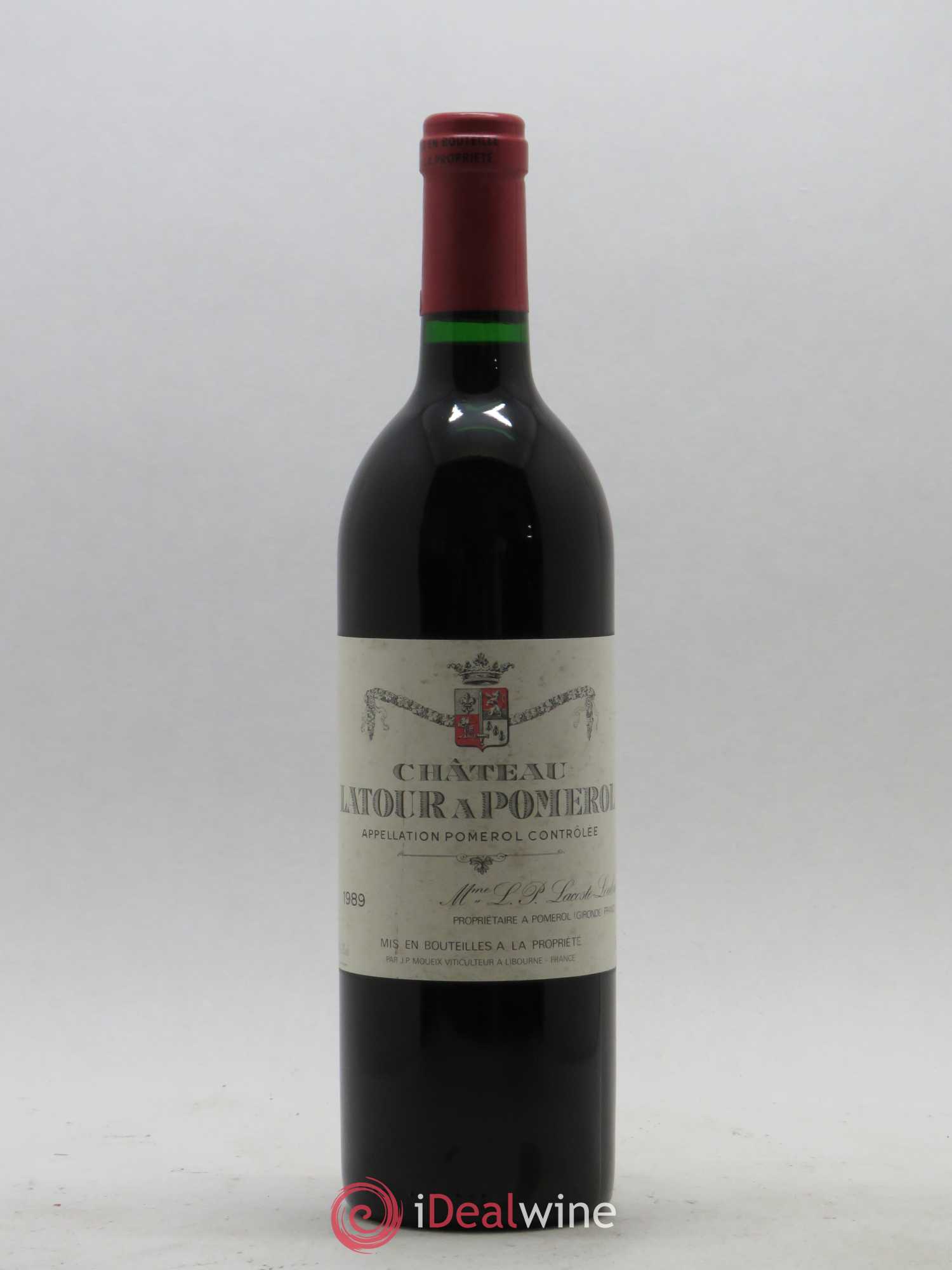Château Latour à Pomerol 1989 - Lot de 1 bouteille - 0