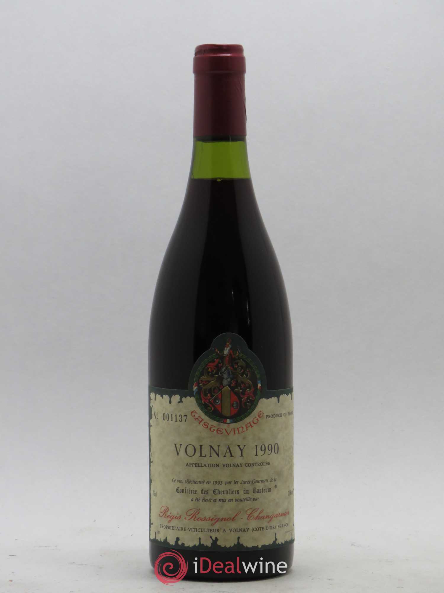 Volnay Confrérie des Chevaliers du Tastevin 1990 - Posten von 1 Flasche - 0
