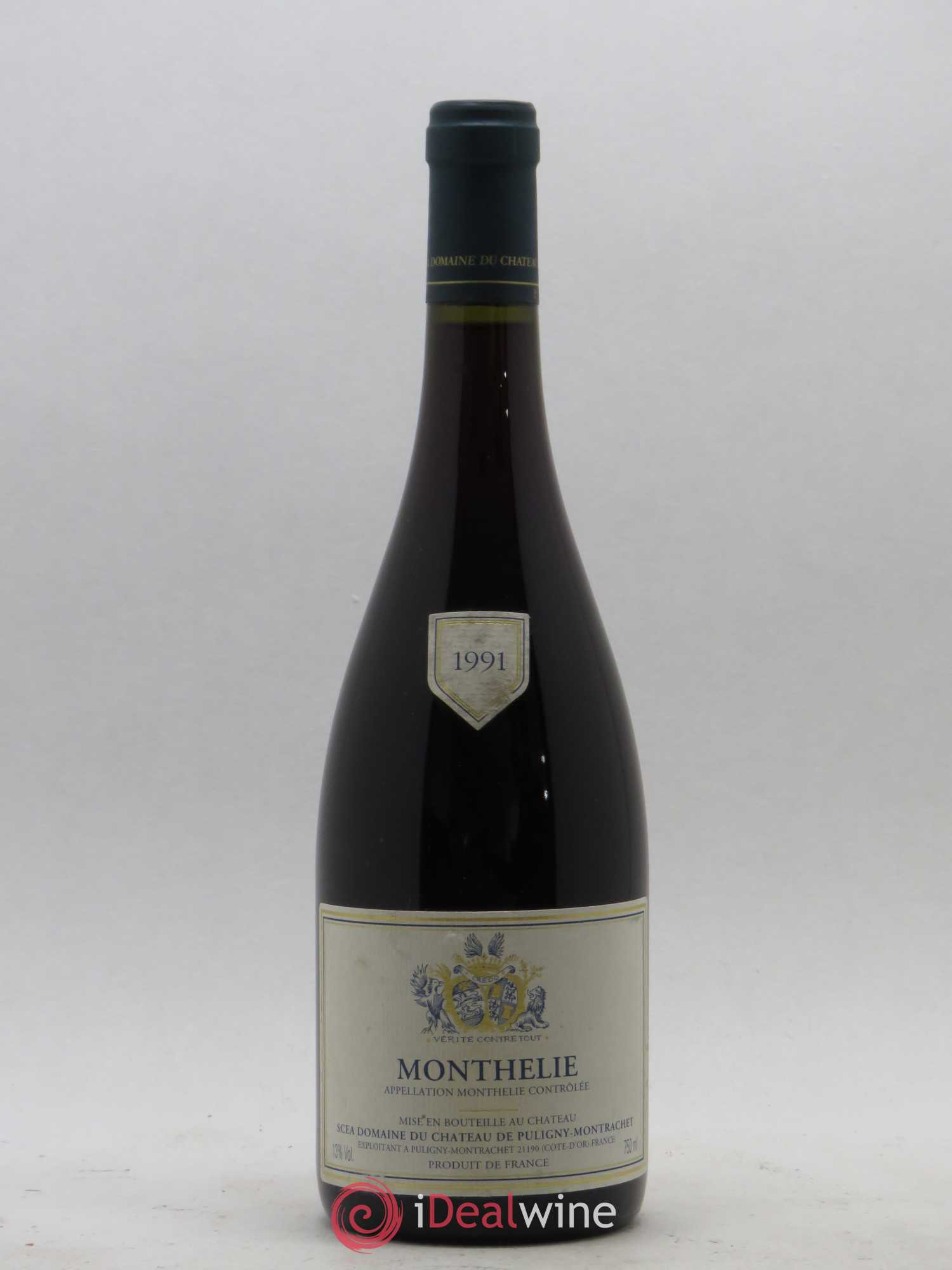 Monthélie Château de Puligny-Montrachet 1991 - Posten von 1 Flasche - 0