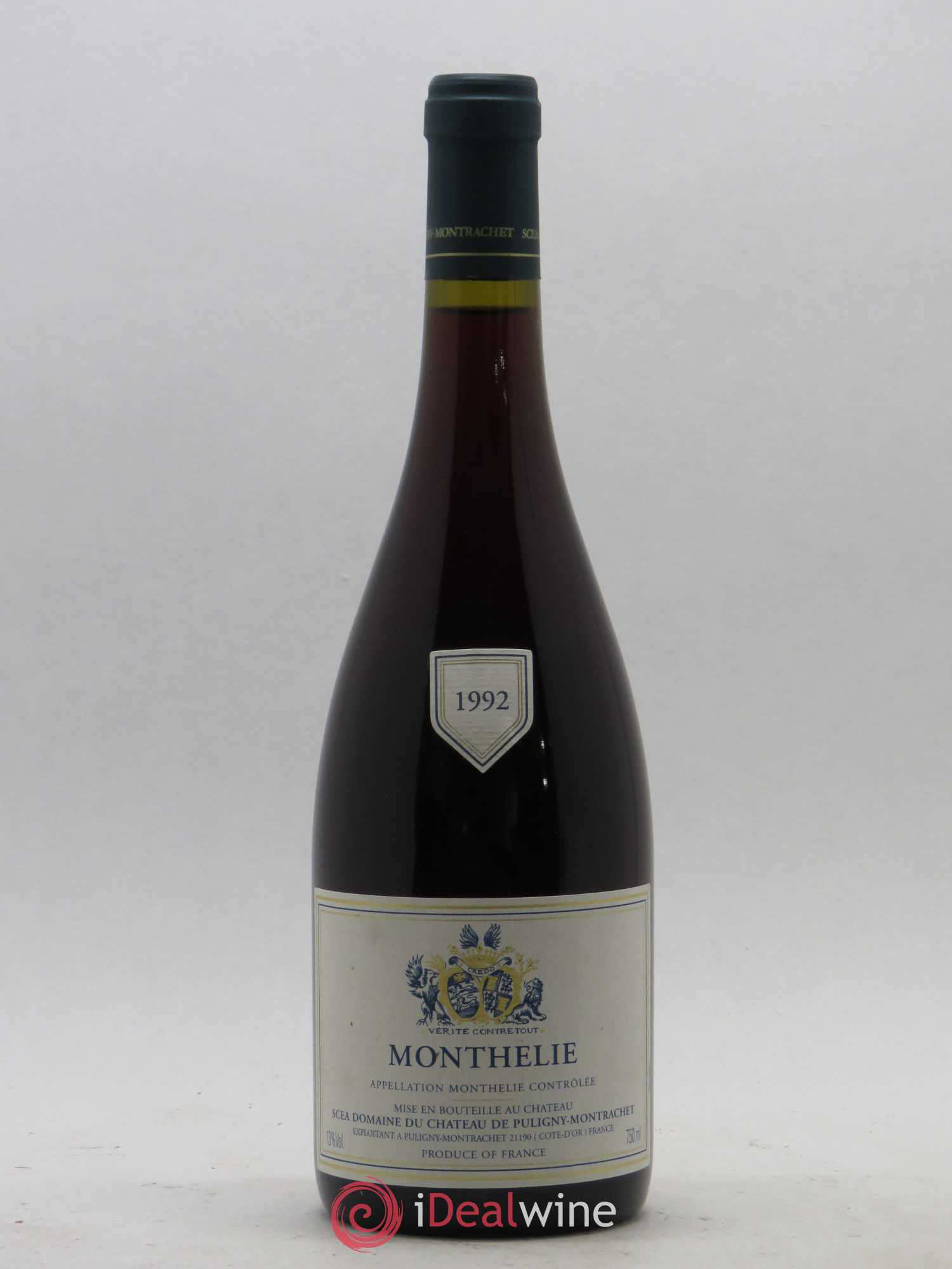 Monthélie Château de Puligny-Montrachet 1992 - Posten von 1 Flasche - 0