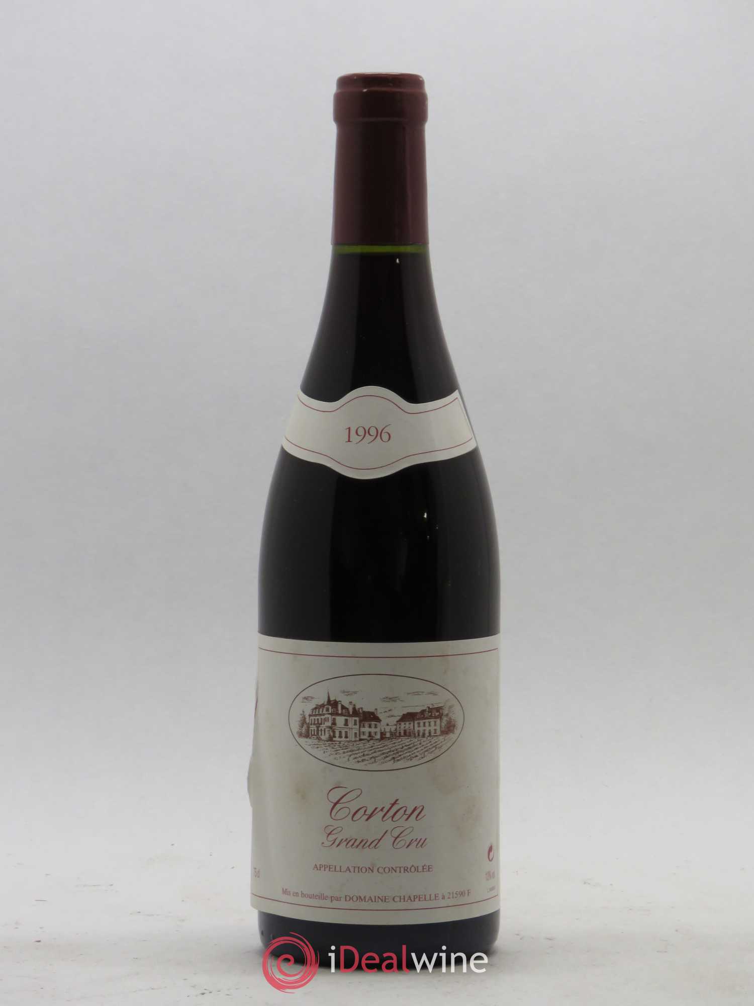 Corton Grand Cru Domaine Chapelle 1996 - Posten von 1 Flasche - 0