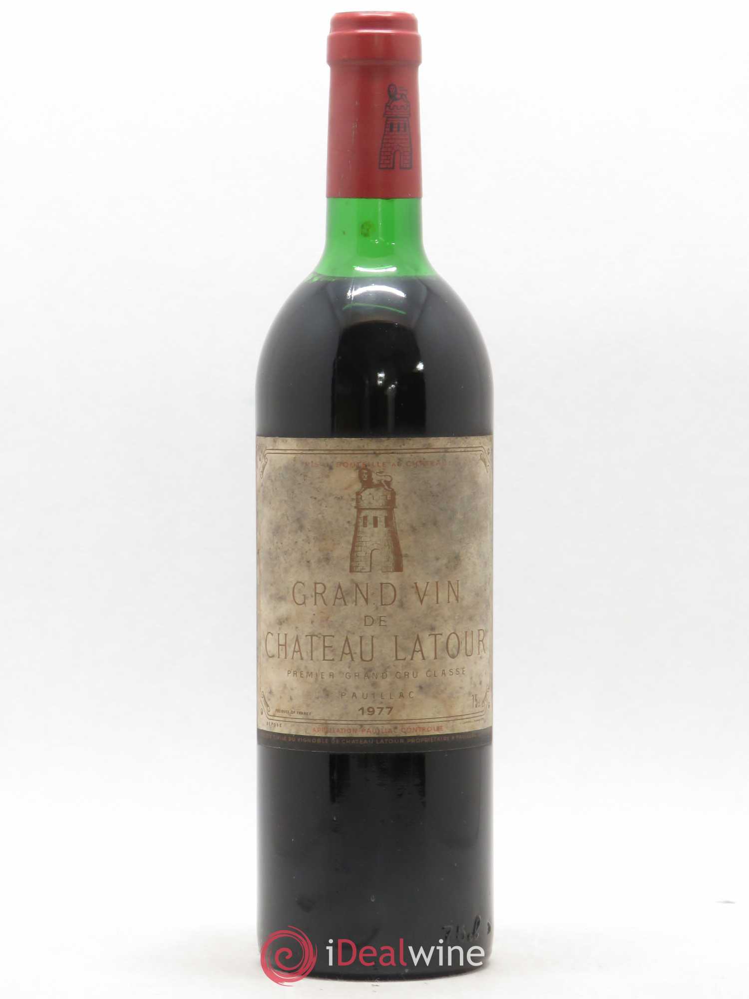 Château Latour 1er Grand Cru Classé 1977 - Lot de 1 bouteille - 0